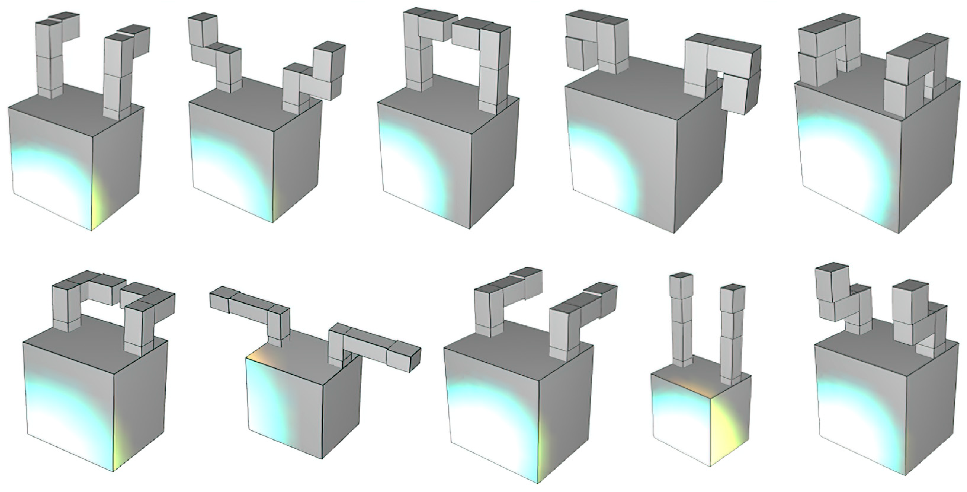 Design of the gripper. (a) Configurations of the gripper. (b) The