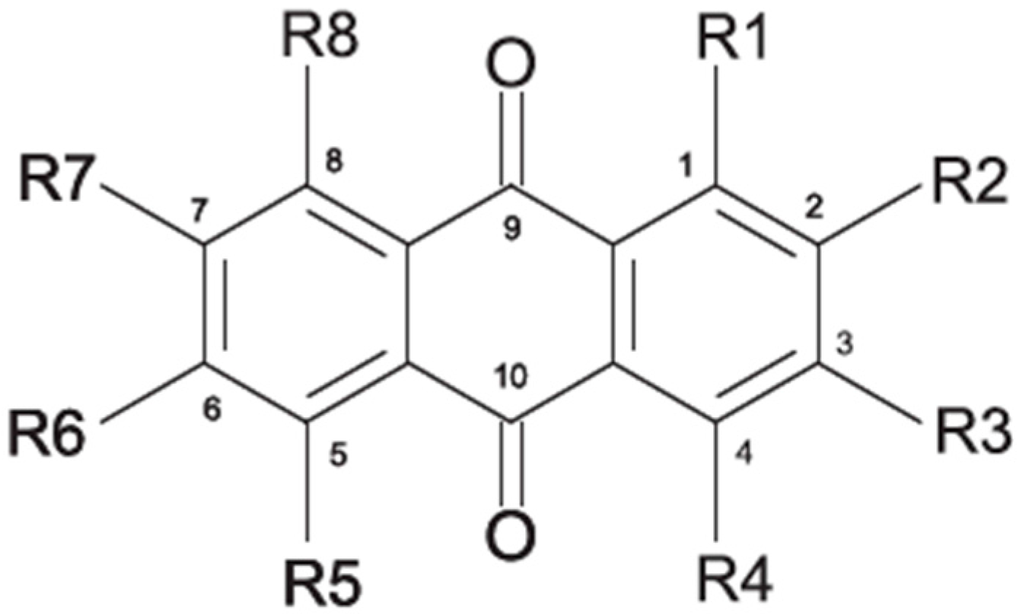 Anthraquinones and Derivatives from Marine-Derived Fungi Anthraquinones and Derivatives from Marine-Derived Fungi