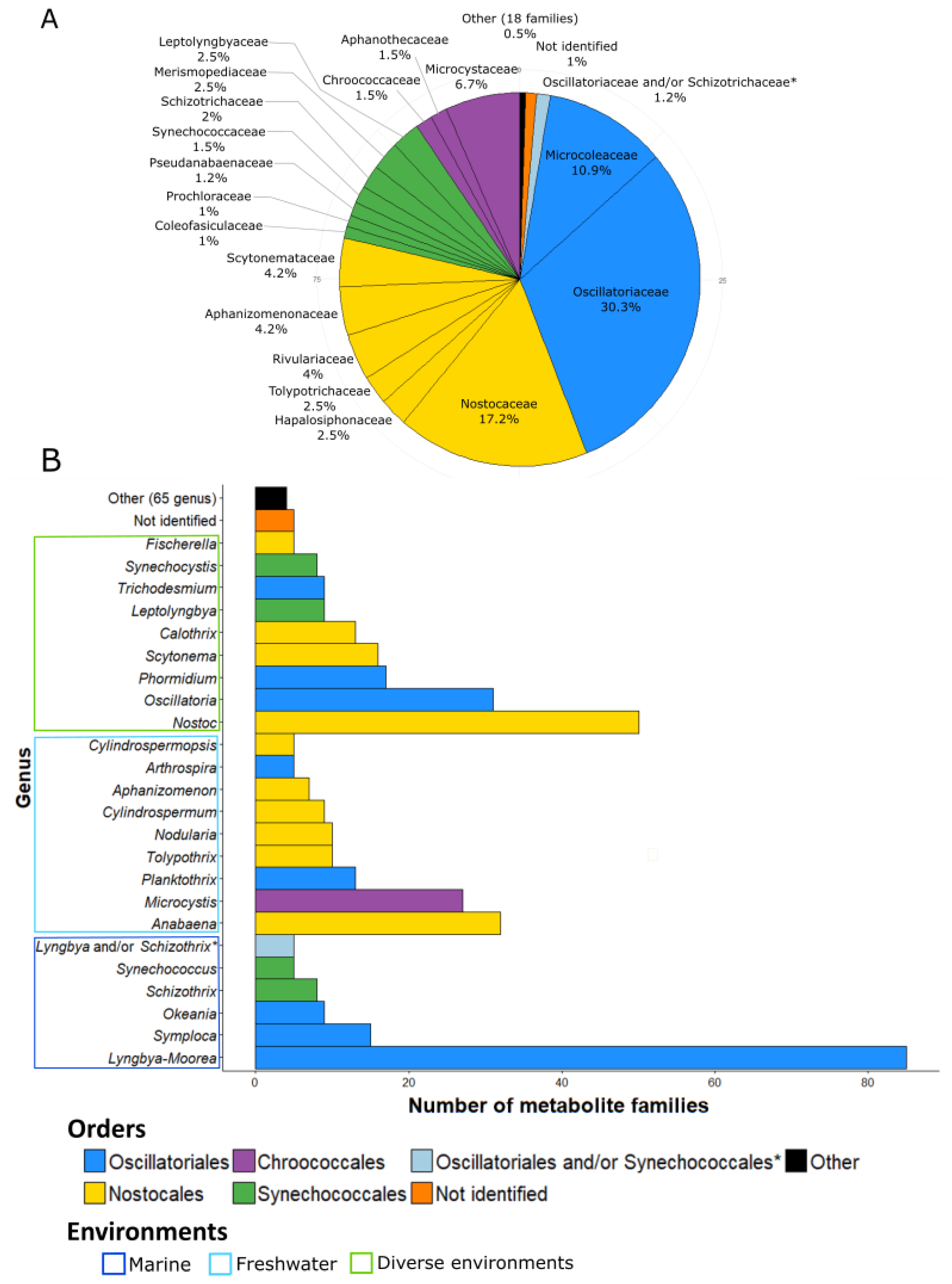 Cyanobacteria Classification Chart