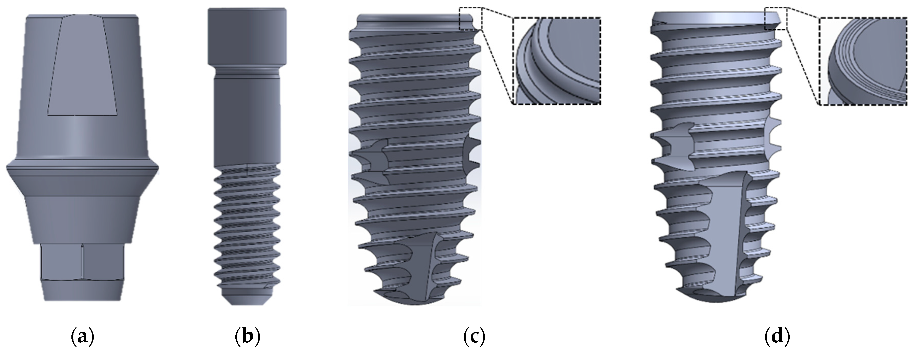Materials Free FullText Optimized Dental Implant Fixture Design