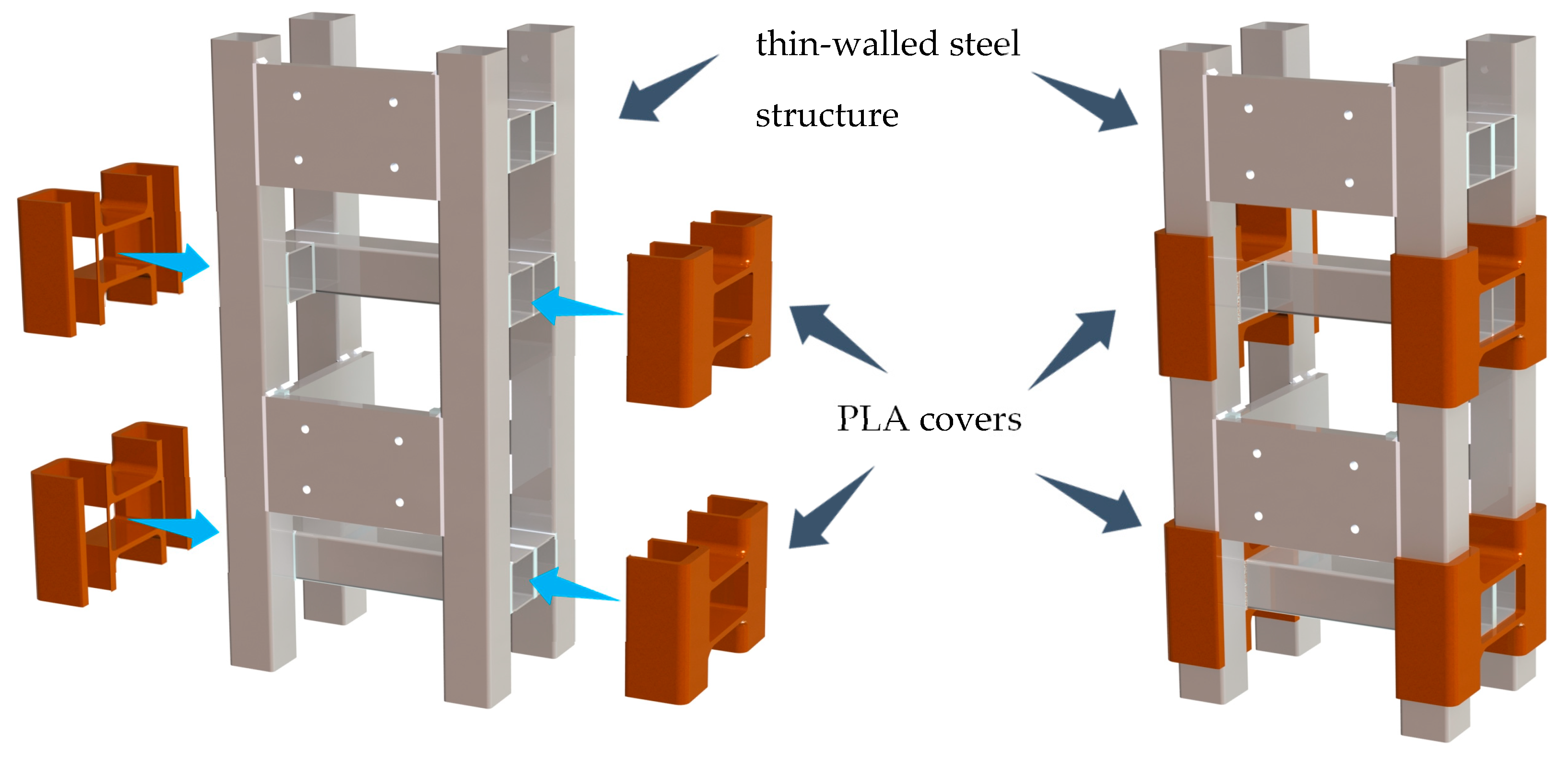 Increasing Damping of ThinWalled Structures Using Additively