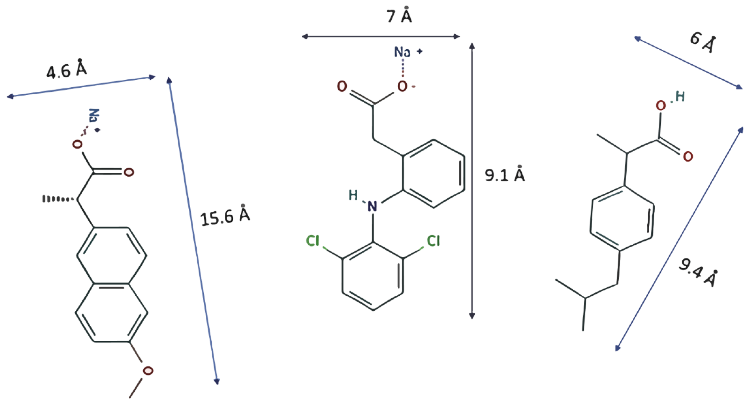 Selective Adsorption of Aqueous Diclofenac Sodium, Naproxen Sodium, and