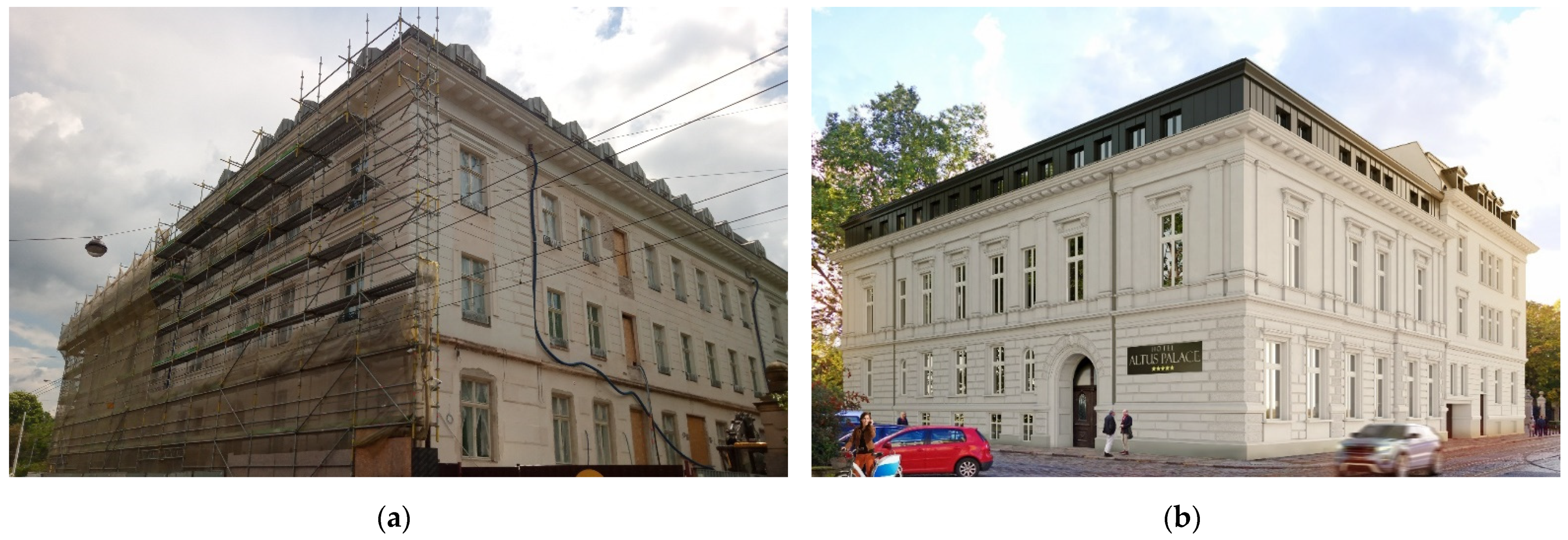 Properties of Old Concrete Built in the Former Leipziger Palace