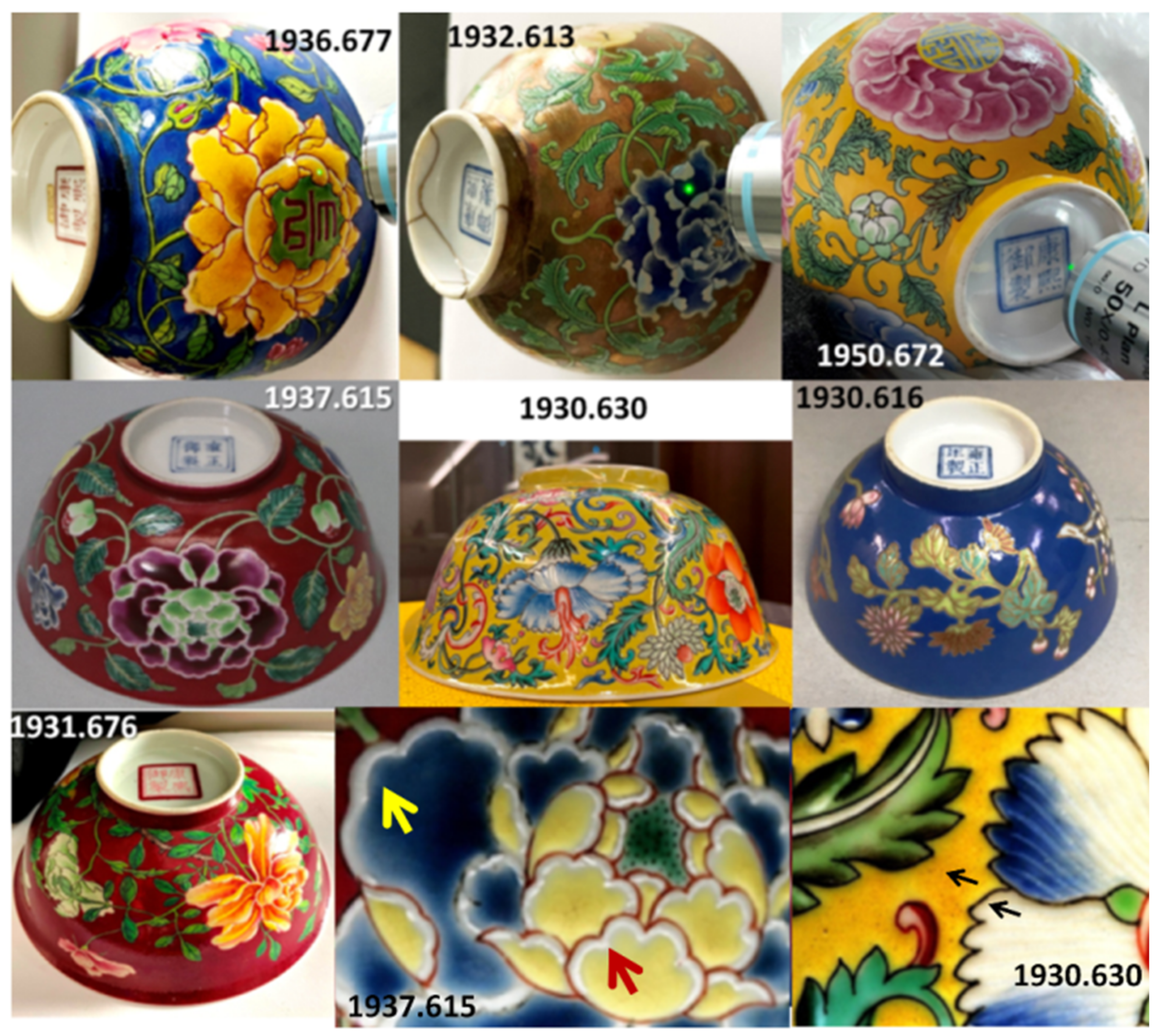 Materials | Free Full-Text | Distinguishing Genuine Imperial Qing Dynasty  Porcelain from Ancient Replicas by On-Site Non-Invasive XRF and Raman  Spectroscopy