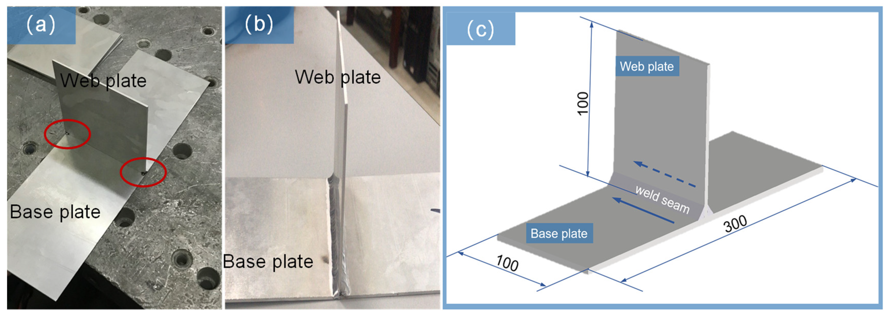 Tensile Behaviors and Mechanical Property Analyses of T-Welded 