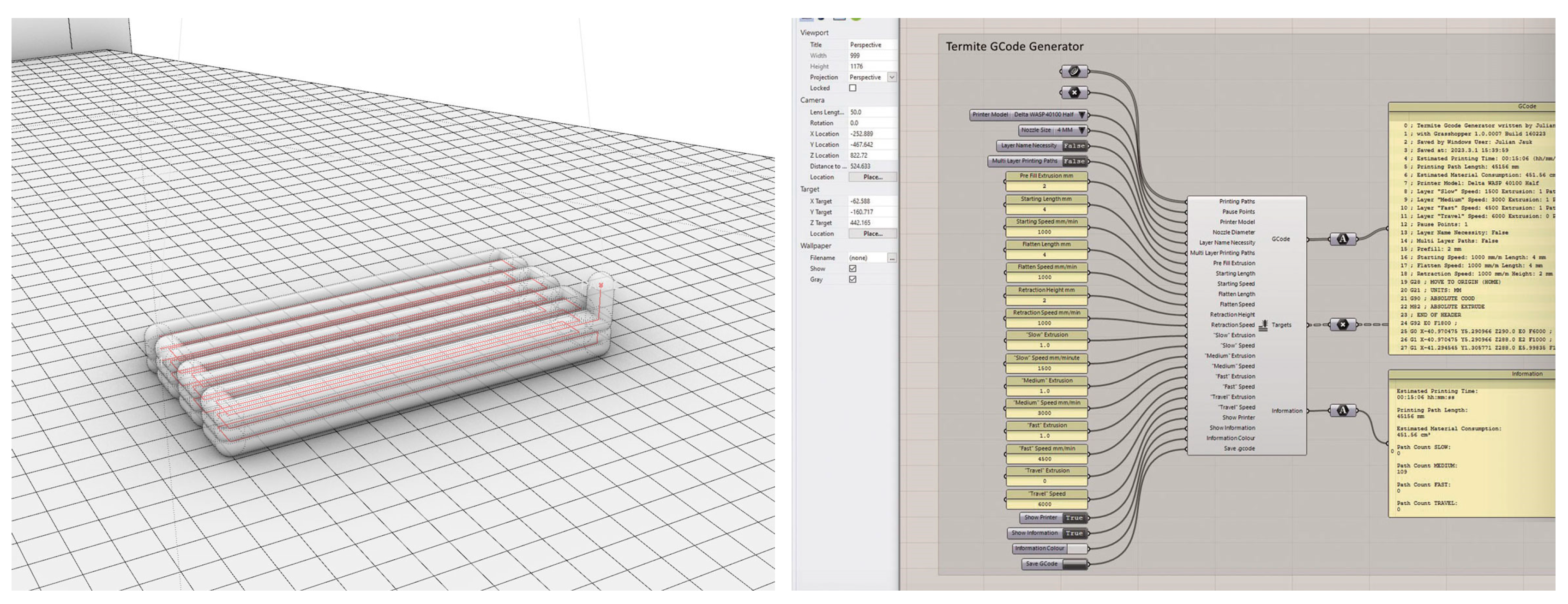 Gcode - 3D printing extrusion - Grasshopper - McNeel Forum