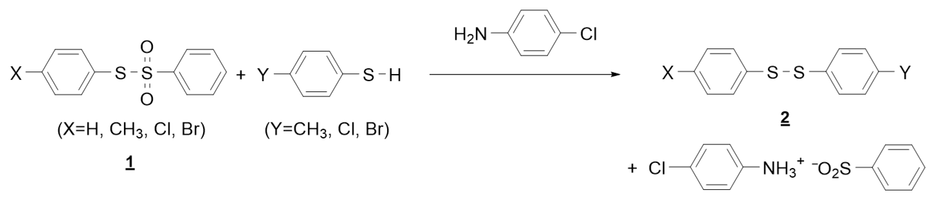 SolventFree Reaction for Unsymmetrical Organodisulfides with High