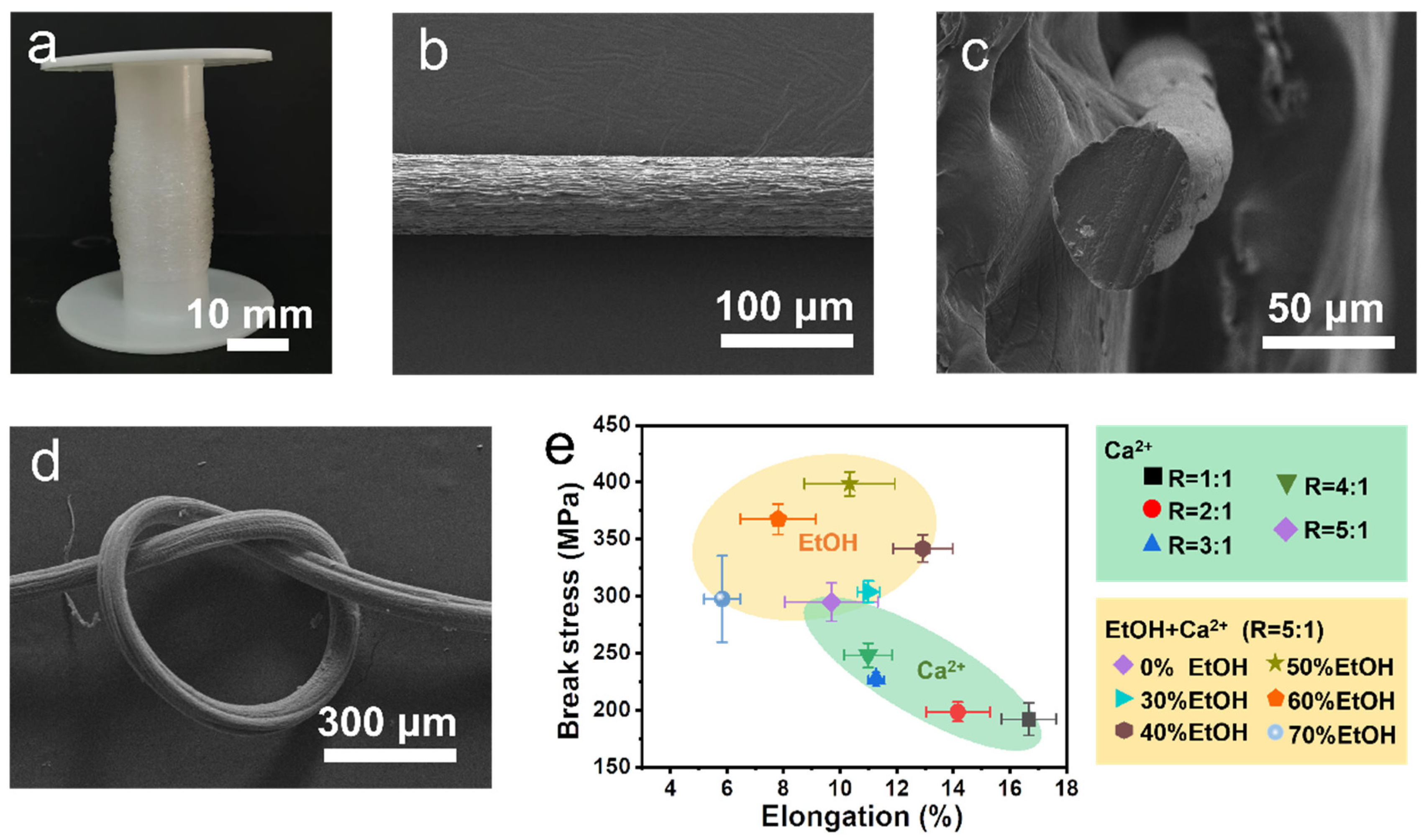 Constructing Stiff β-Sheet for Self-Reinforced Alginate Fibers