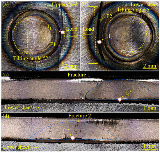 The High-Cycle Tensile–Shear Fatigue Properties and Failure
