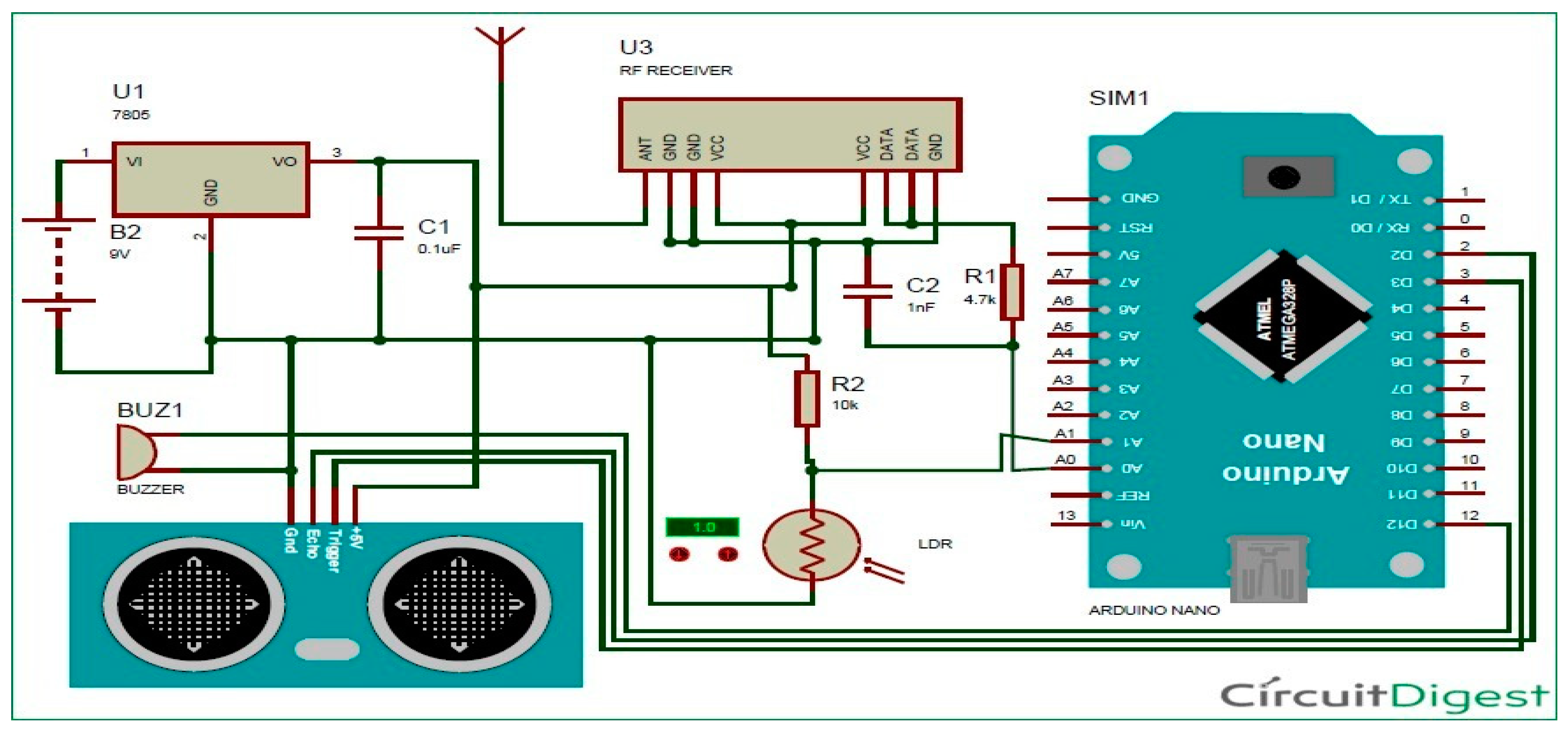 Smart Blind Walking Stick with Integrated Sensor
