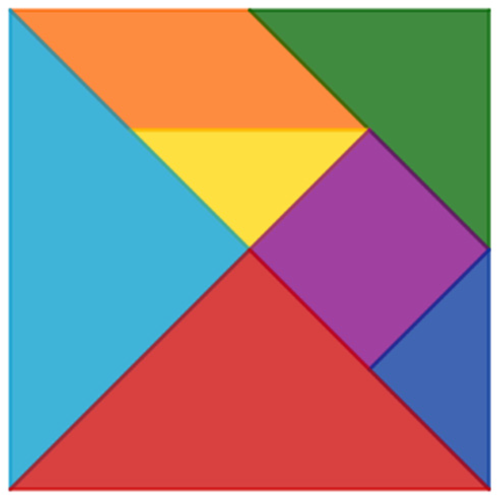 Puzzles Tangram - +/- Matemática online +/