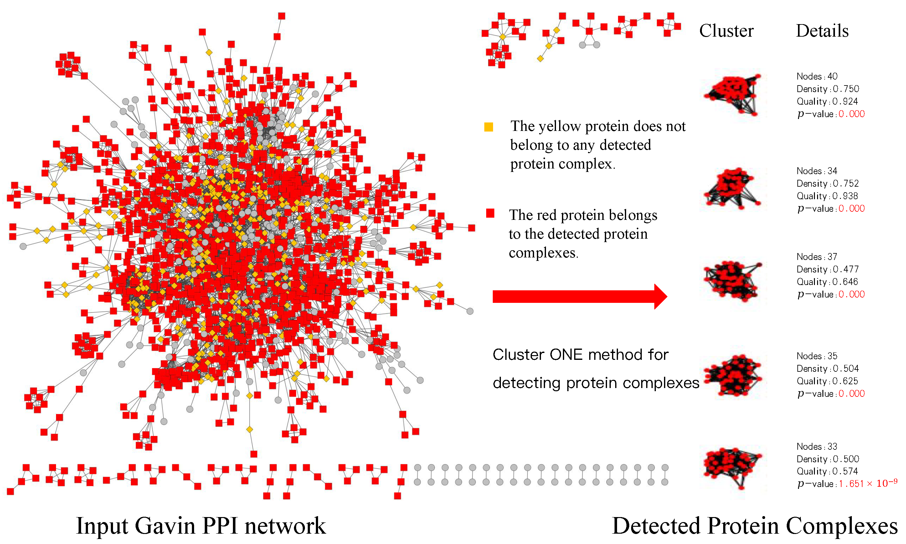 A Method for Detecting Overlapping Protein Complexes Based on an 