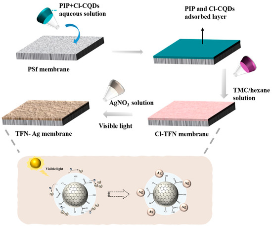 In Situ Formation of Silver Nanoparticles Induced by Cl