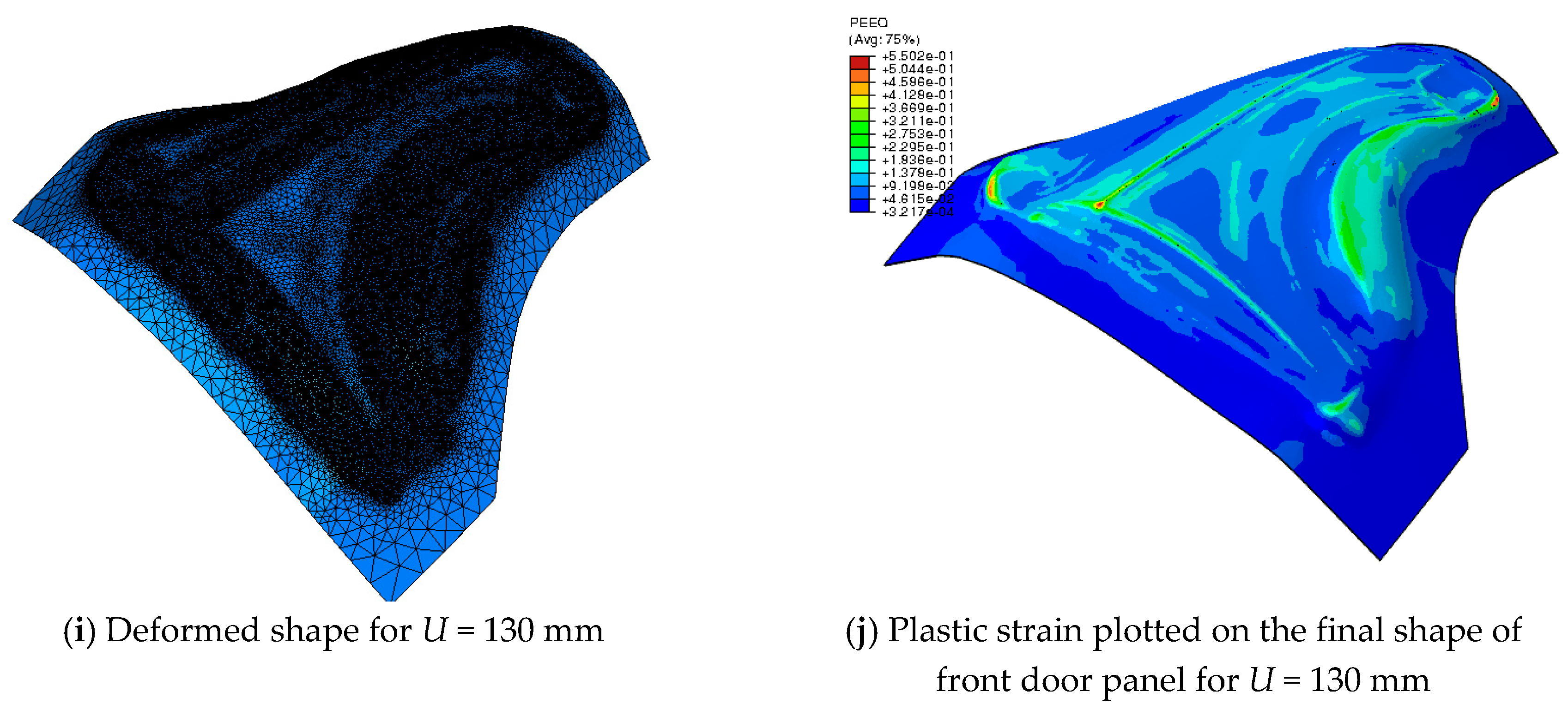 Metals Free Full Text Simulation Of Sheet Metal Forming Processes Using A Fully Rheological Damage Constitutive Model Coupling And A Specific 3d Remeshing Method Html