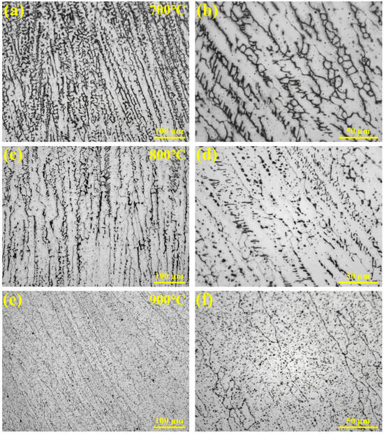 Effect of Aging at Different Temperatures on Microstructure