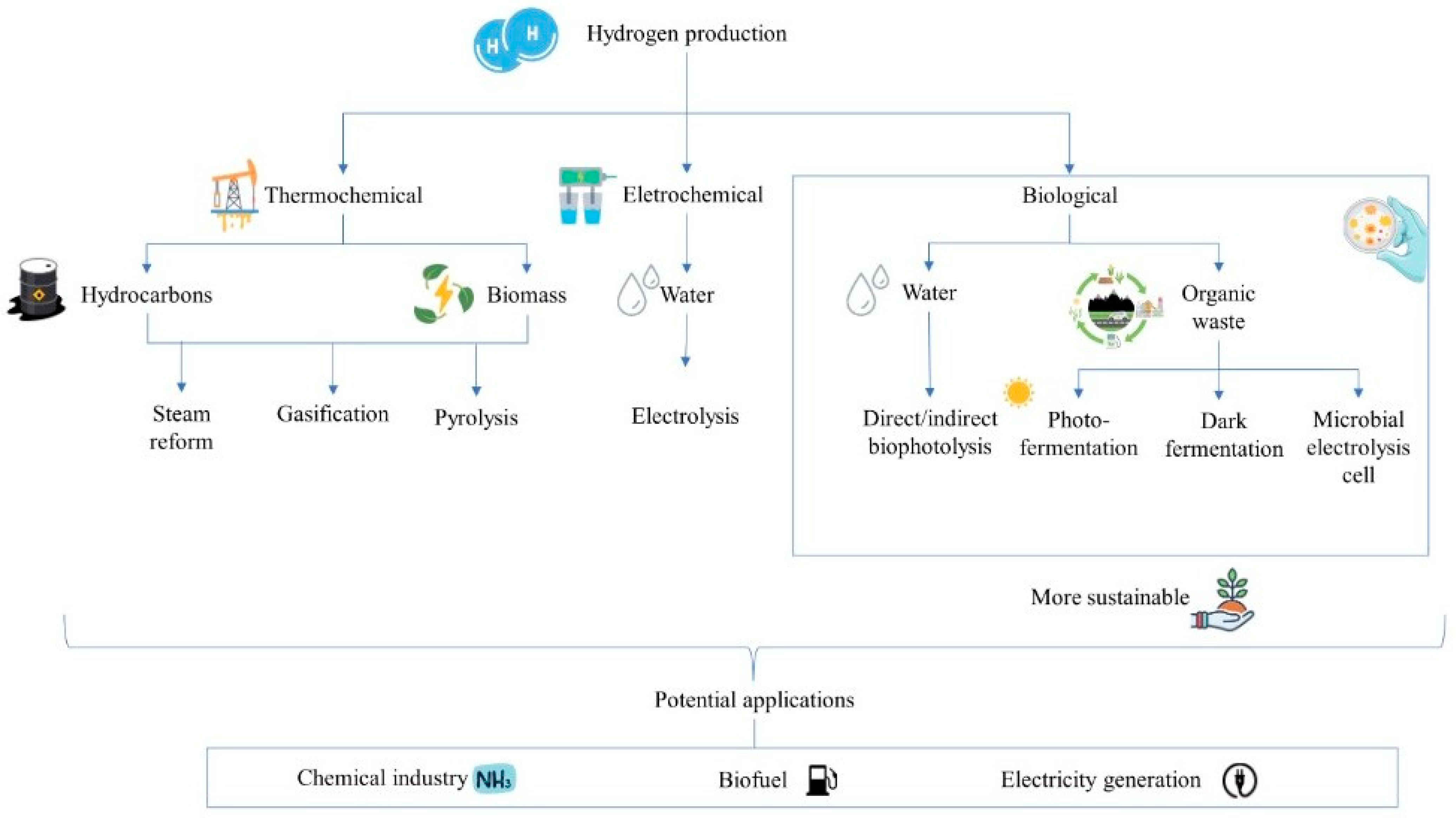Biohydrogen Produced via Dark Fermentation: A Review