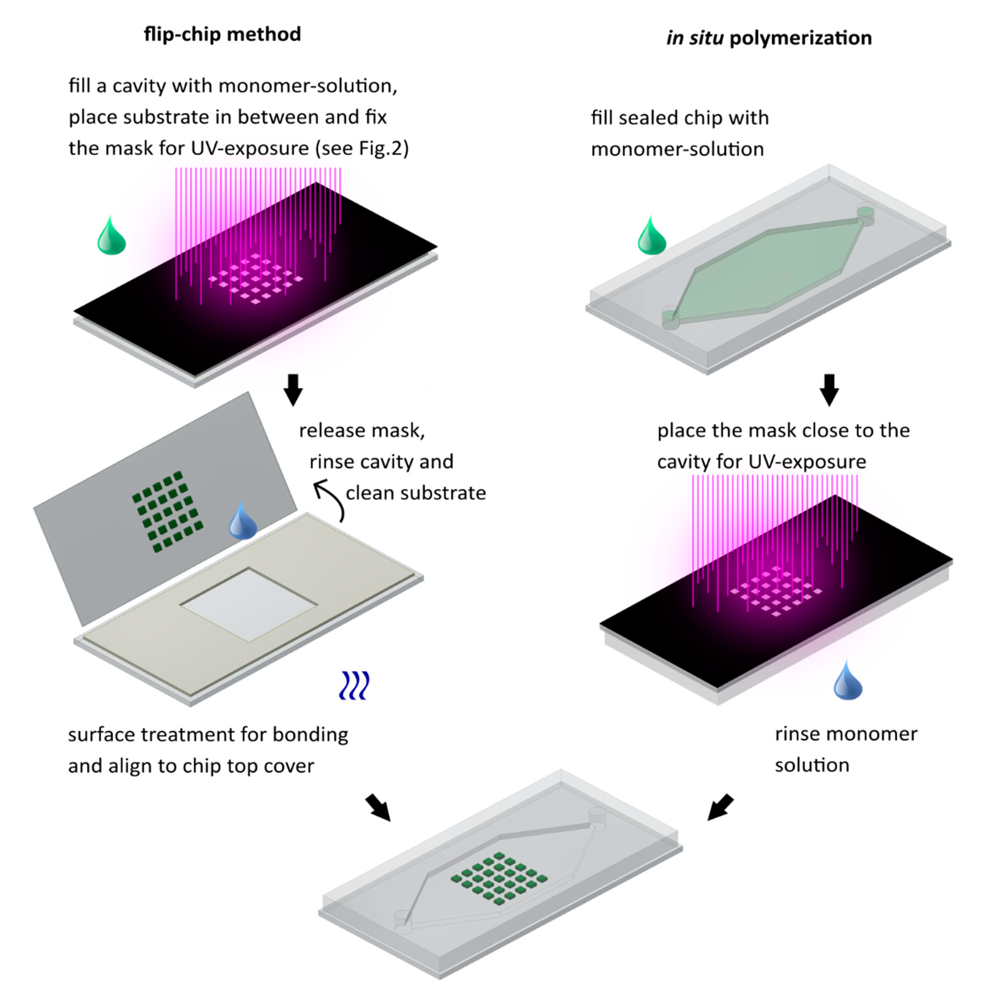 Micromachines Free FullText Hydrogel Patterns in Microfluidic