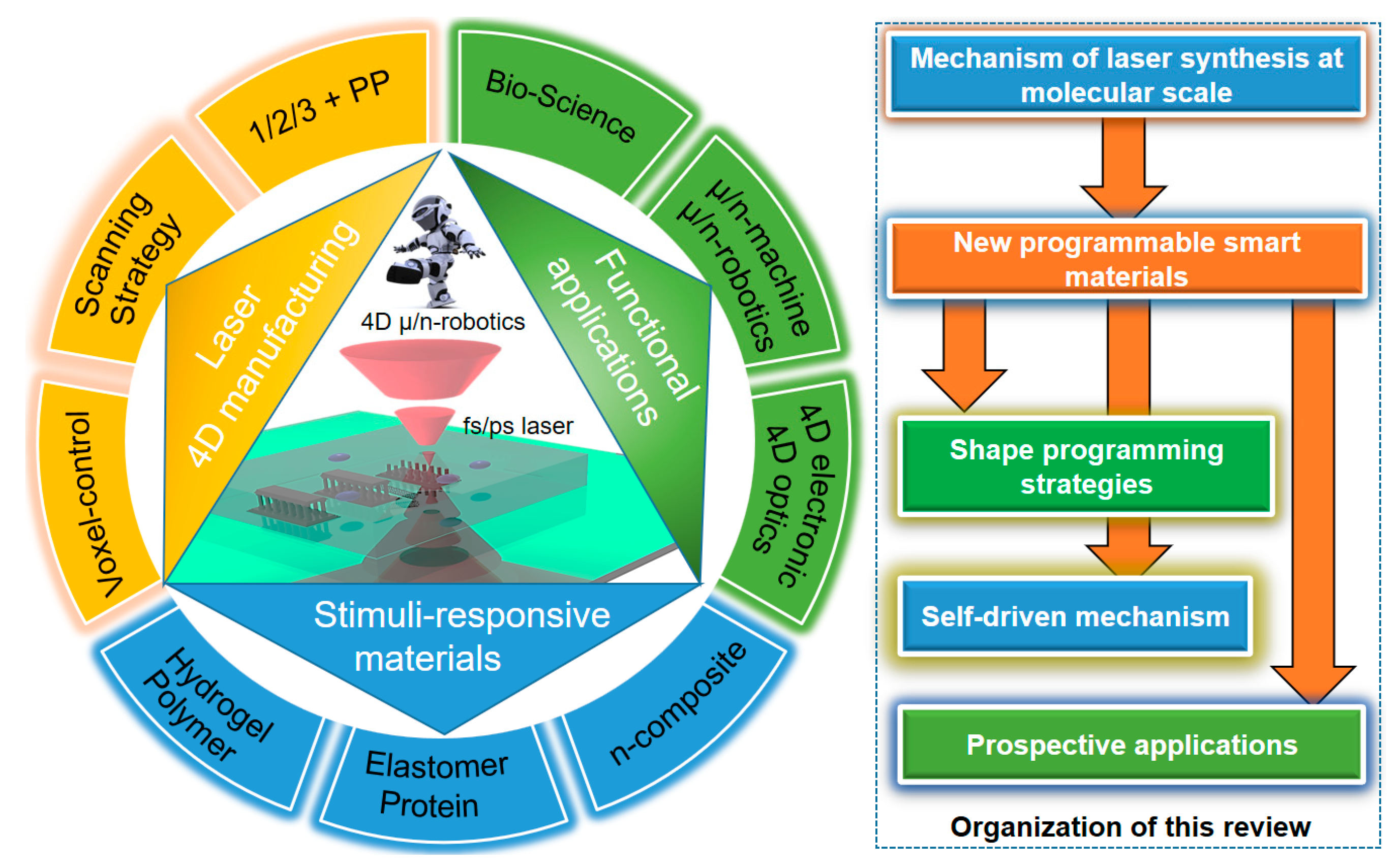 Four-Dimensional Micro/Nanorobots via Laser Photochemical
