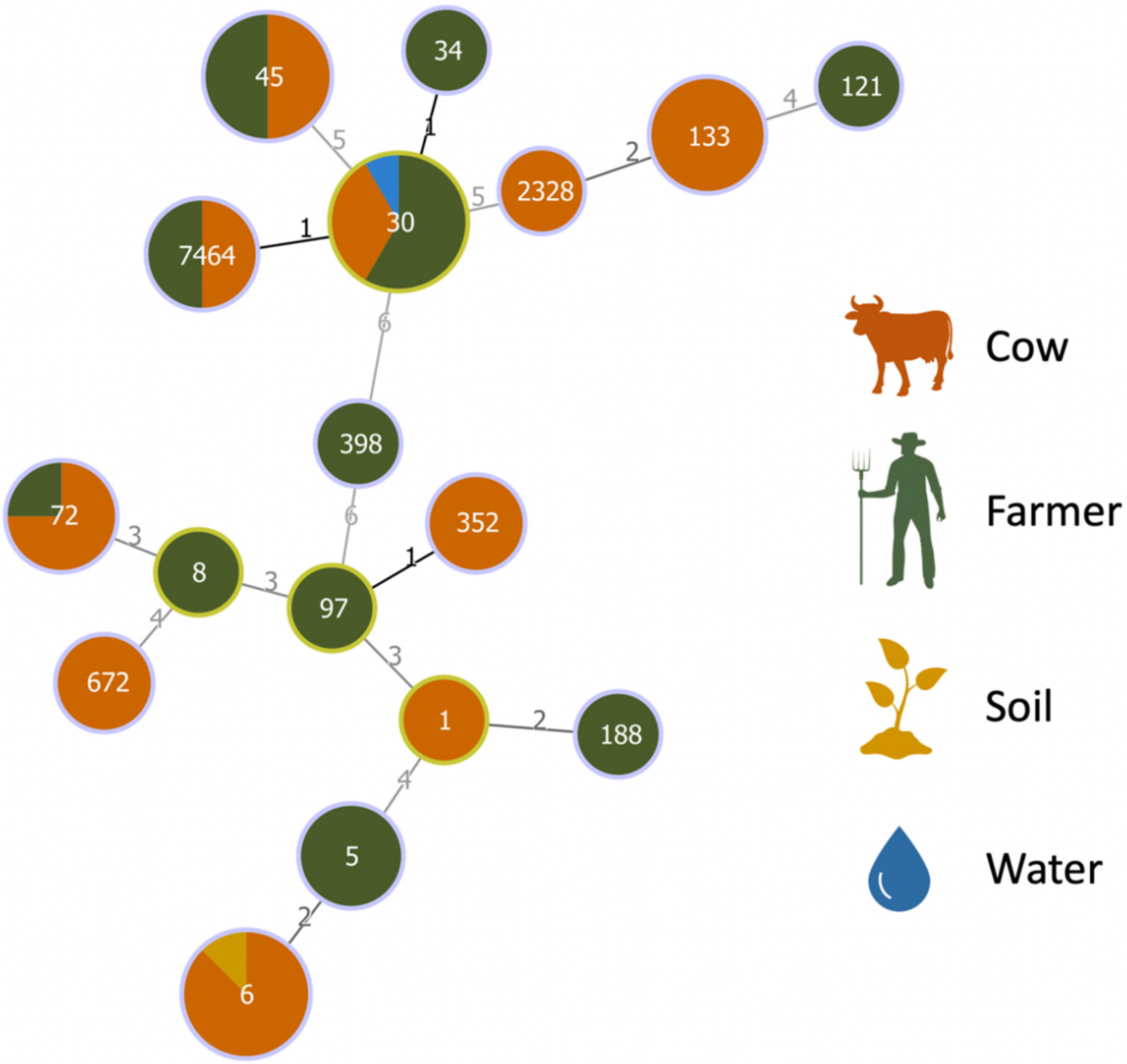 Microorganisms | Free Full-Text | Antimicrobial Resistance and Clonal Lineages of Staphylococcus aureus from Cattle, Their Handlers, and Their Surroundings: A Cross-Sectional Study from the One Health Perspective Microorganisms | Free Full-Text | Antimicrobial Resistance and Clonal Lineages of Staphylococcus aureus from Cattle, Their Handlers, and Their Surroundings: A Cross-Sectional Study from the One Health Perspective