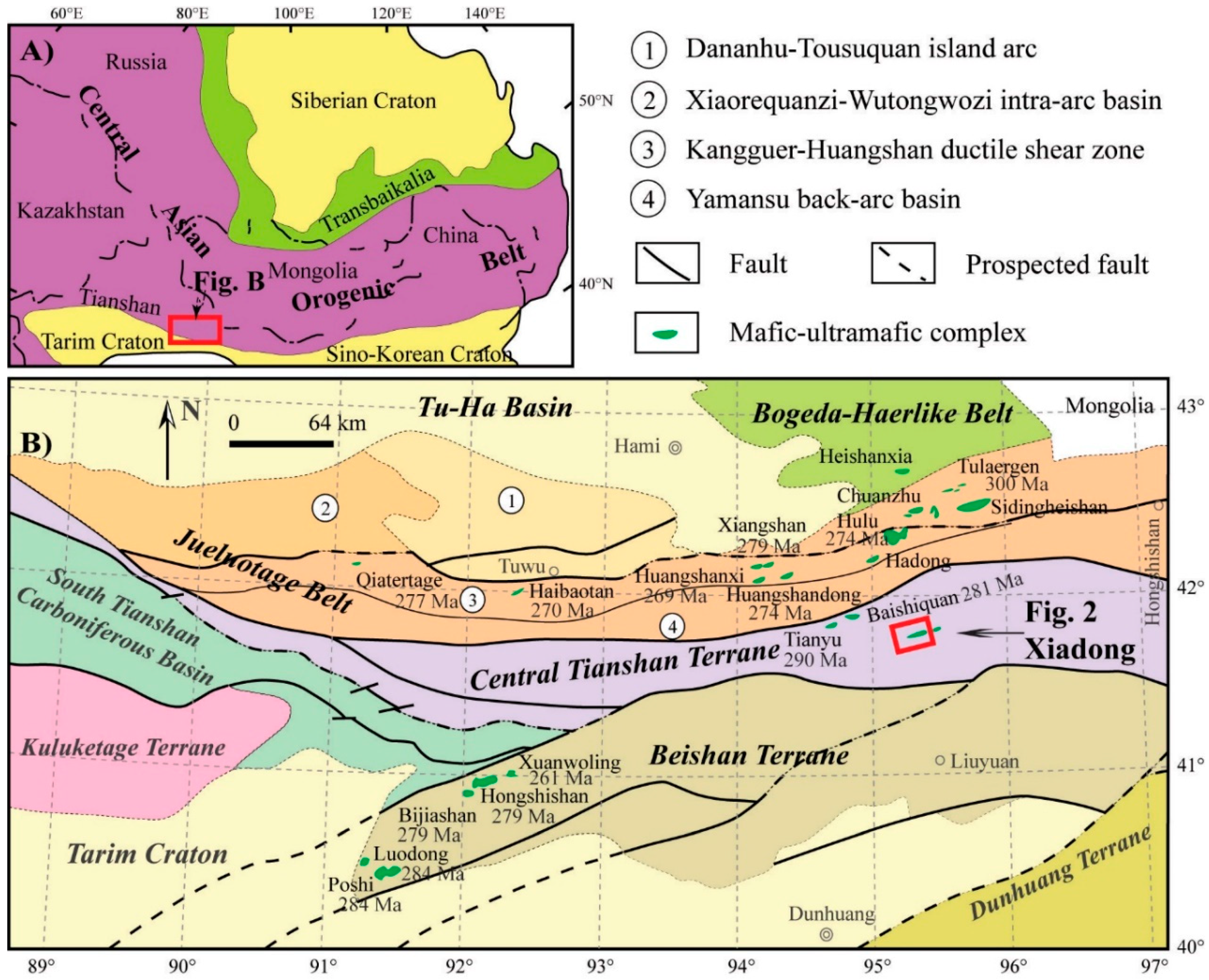 Mafic-ultramafic Intrusions in Beishan and Eastern Tianshan at