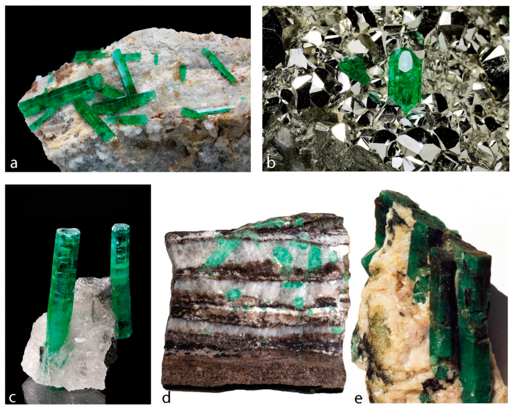Emerald Matrix Rough Crystal, Natural 71.65 Crt Zambia Emerald, Emerald ...