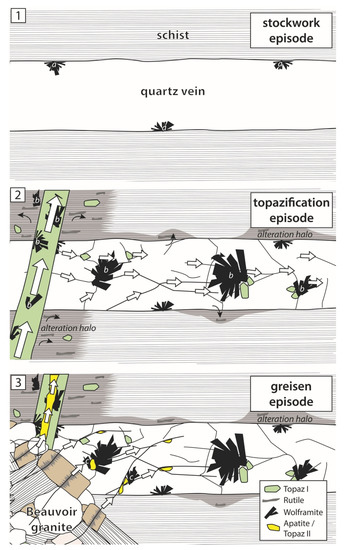 Minerals Free Full Text Multiple Generations Of Wolframite Mineralization In The Echassieres District Massif Central France Html