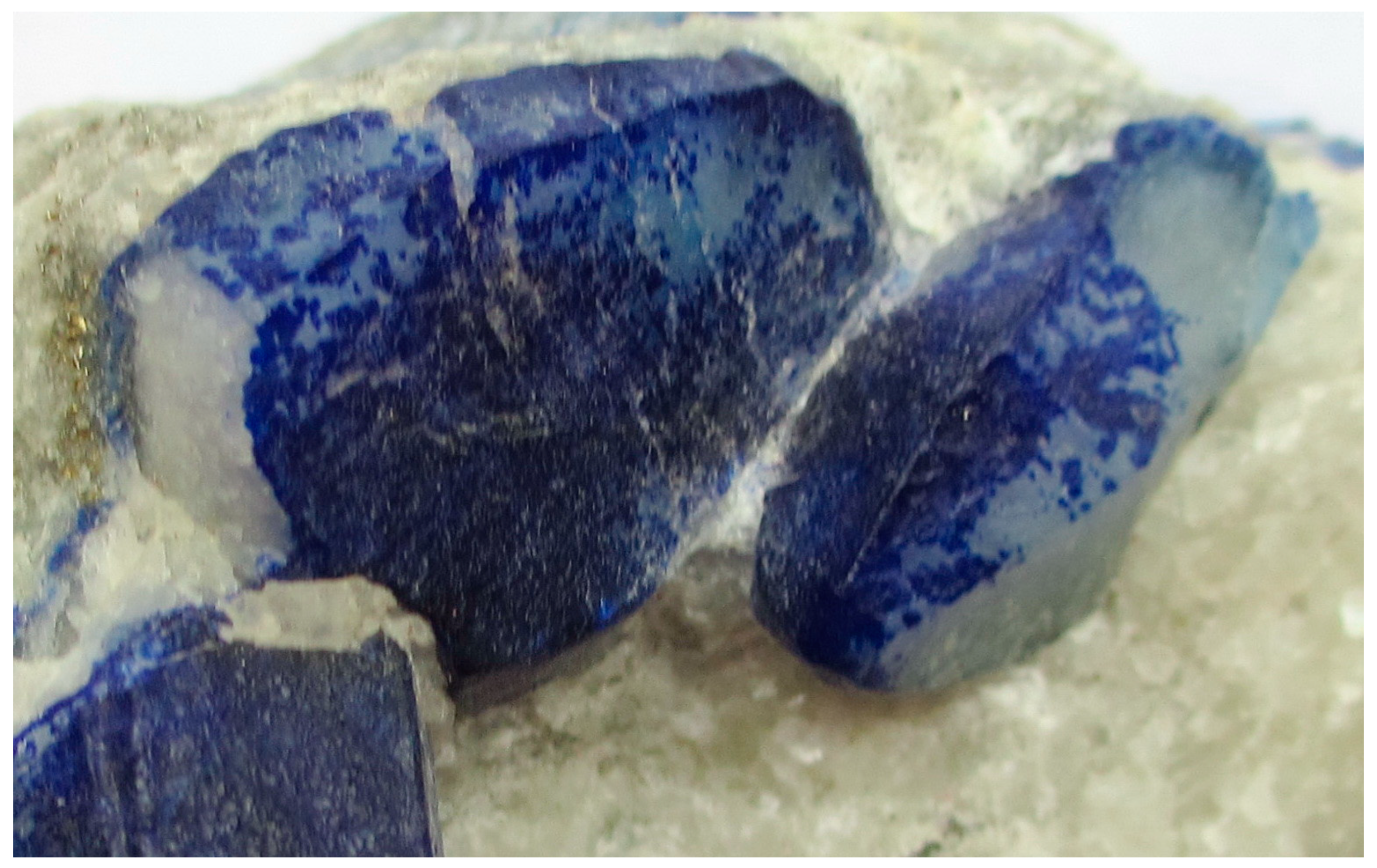 Lazurite natural stone cabochon  37 x 17 x 5 mm cabochon art