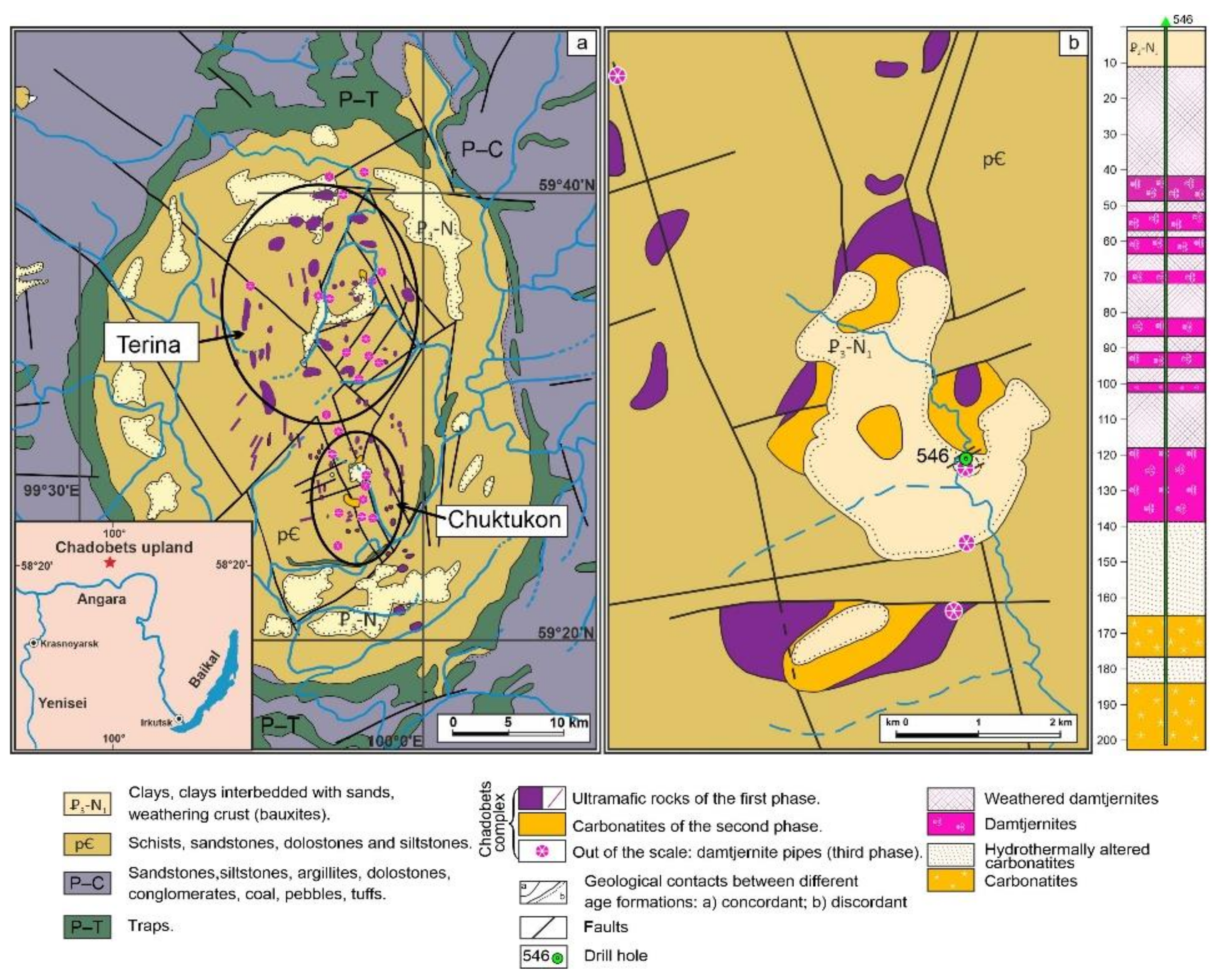 Origin of Cretaceous alkaline annular structures in the peri-cratonic  terranes of the Reguibat Rise in Morocco: New constraints from  carbonatite–silicate pairs and subsolidus processes - ScienceDirect