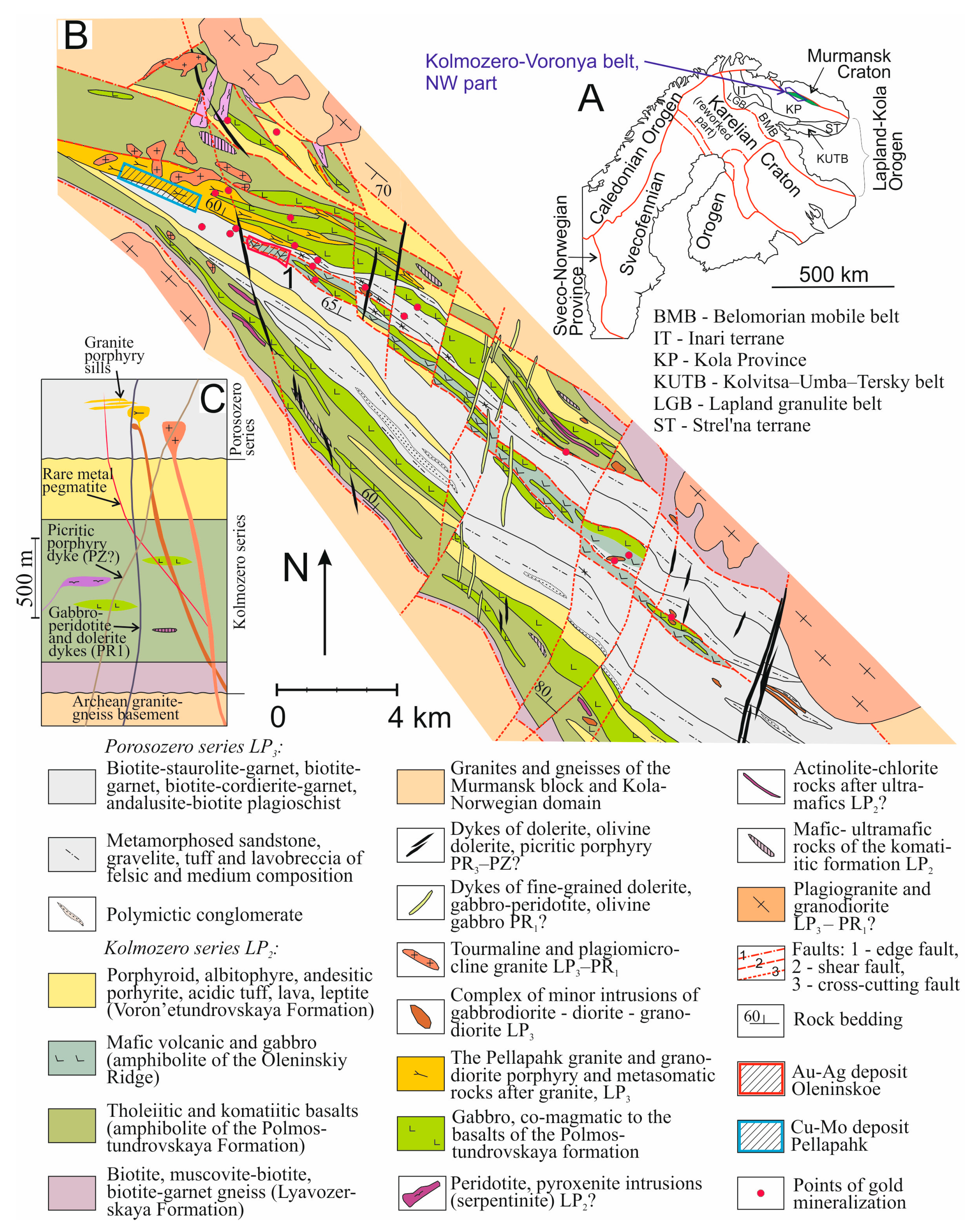 minerals free full text porphyry related metamorphosed au ag and cu mo deposits in the precambrian of the fennoscandian shield html
