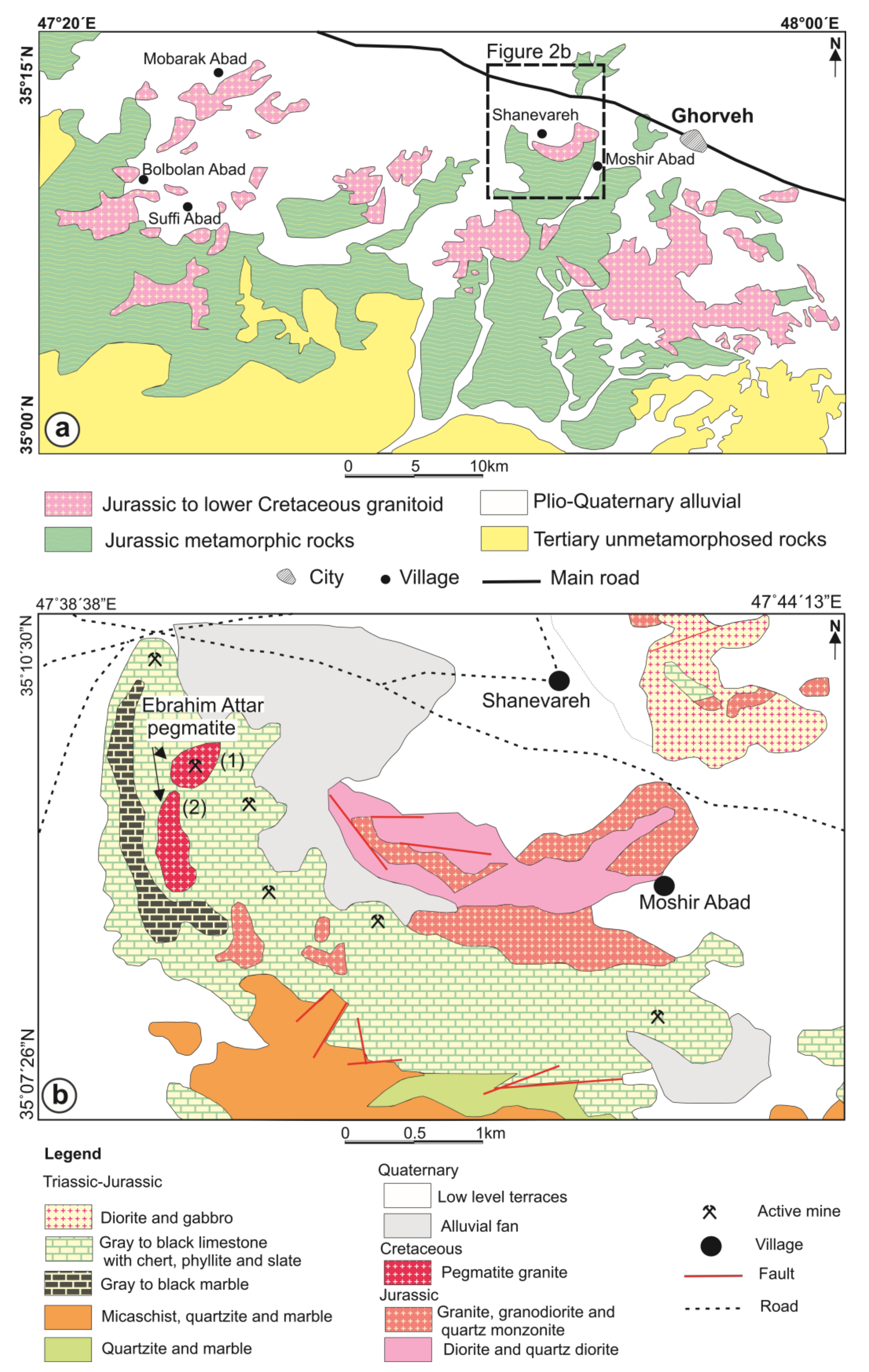 Minerals Free Full Text Geochemistry And Genesis Of Beryl Crystals In The Lct Pegmatite Type Ebrahim Attar Mountain Western Iran Html