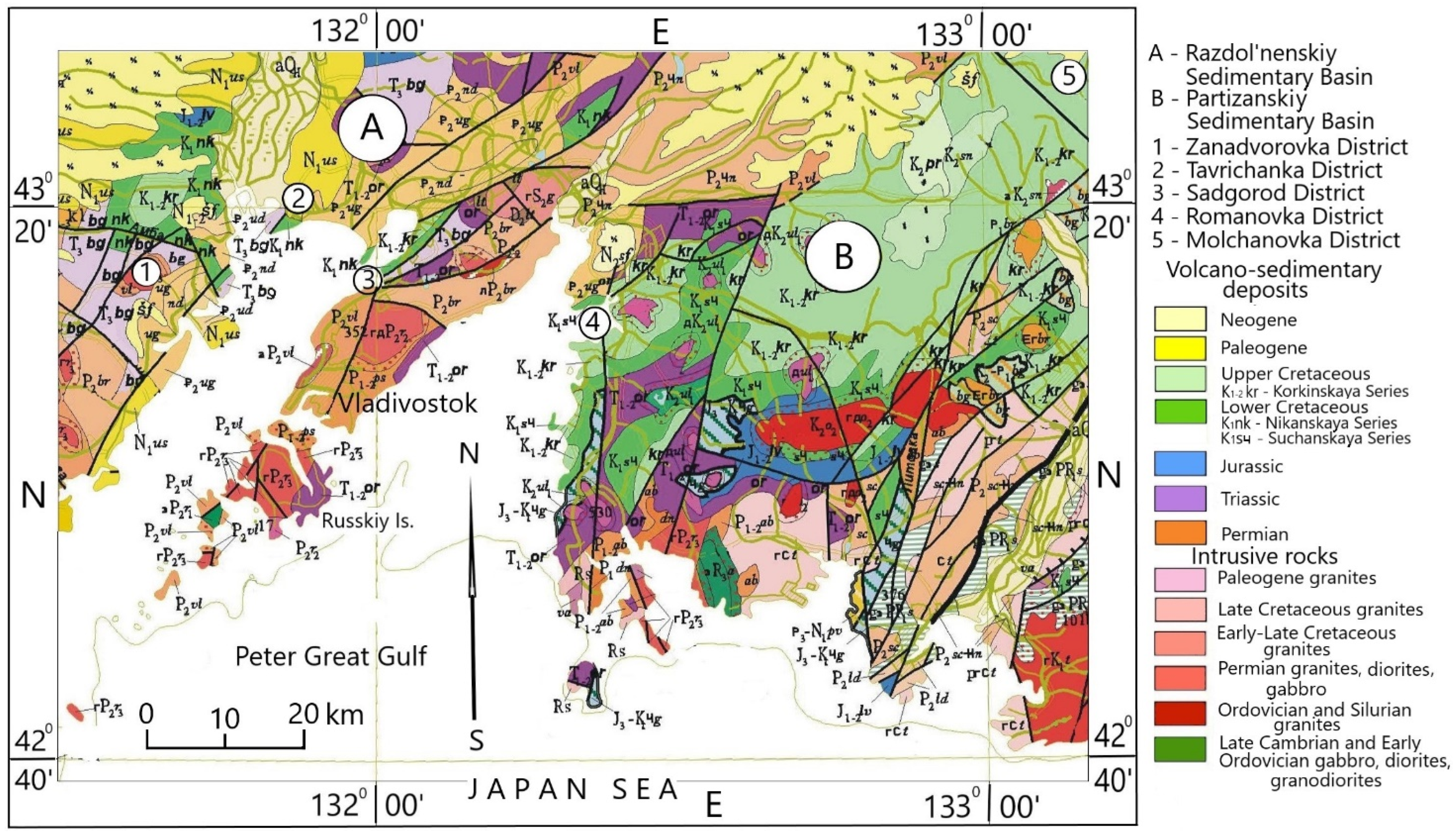 Minerals | Free Full-Text | Practical Application of the Mineralogical  Mapping Method for Stratigraphy of the Cretaceous Deposits of Southern  Primorye (Russian Far East)