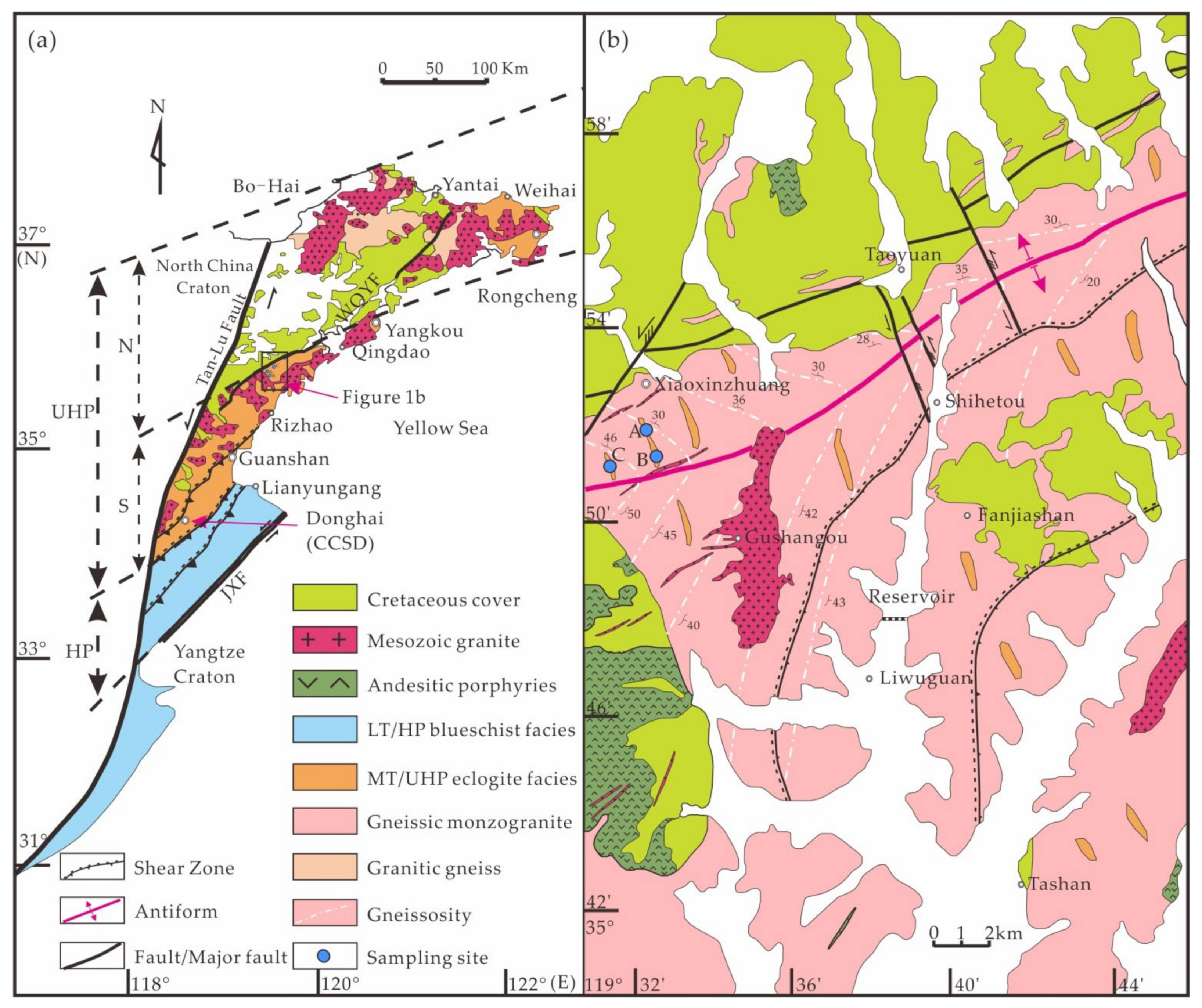 Ultrahigh-Pressure Metamorphism and P-T Path of