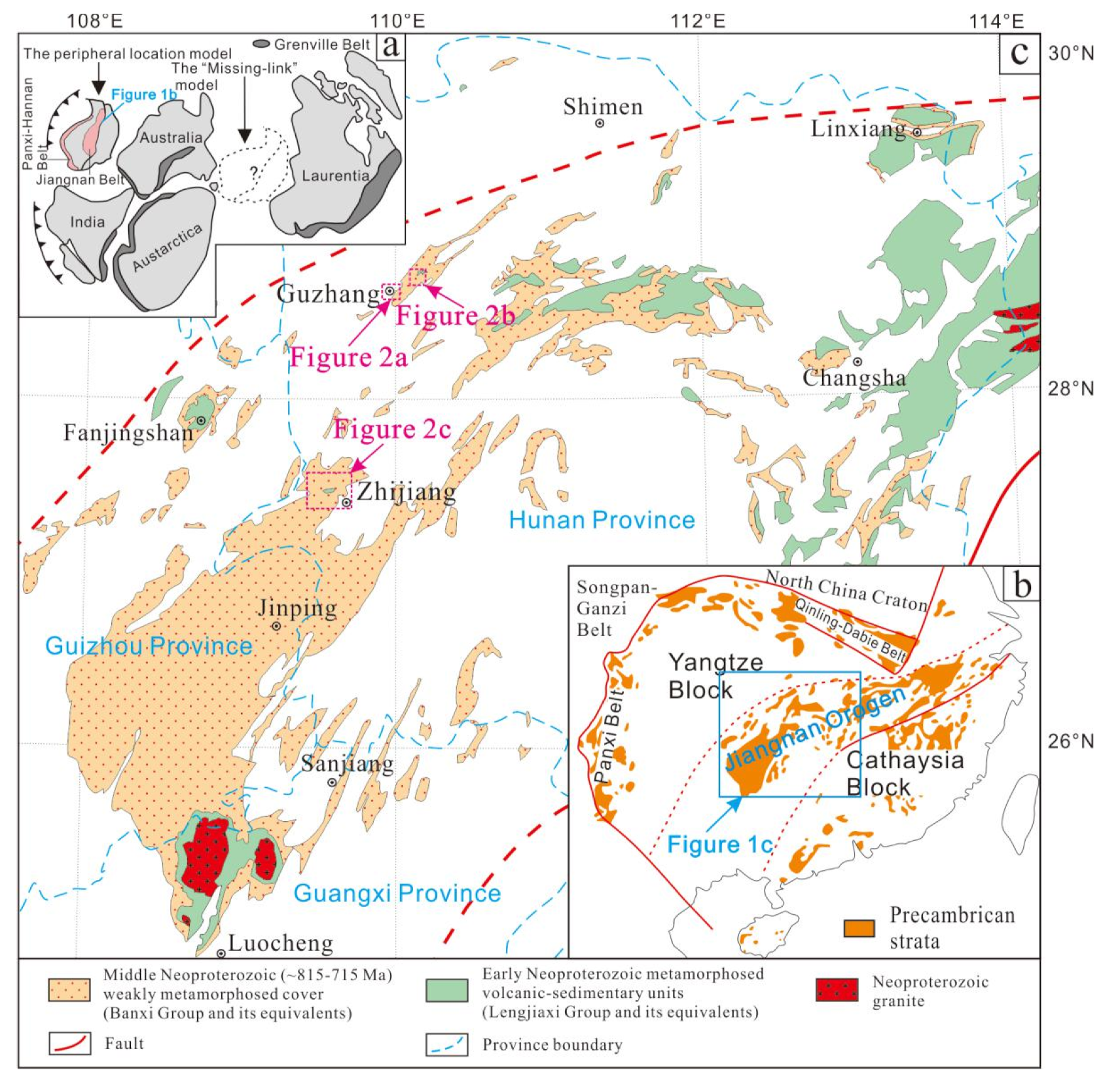 New age constraints on the break-up of Rodinia and amalgamation of