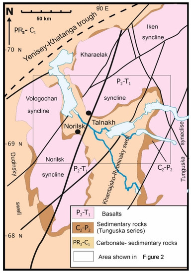 Timan Ridge The Permian-Triassic Riftogen Rocks in the Norilsk Area (NW Siberian ...