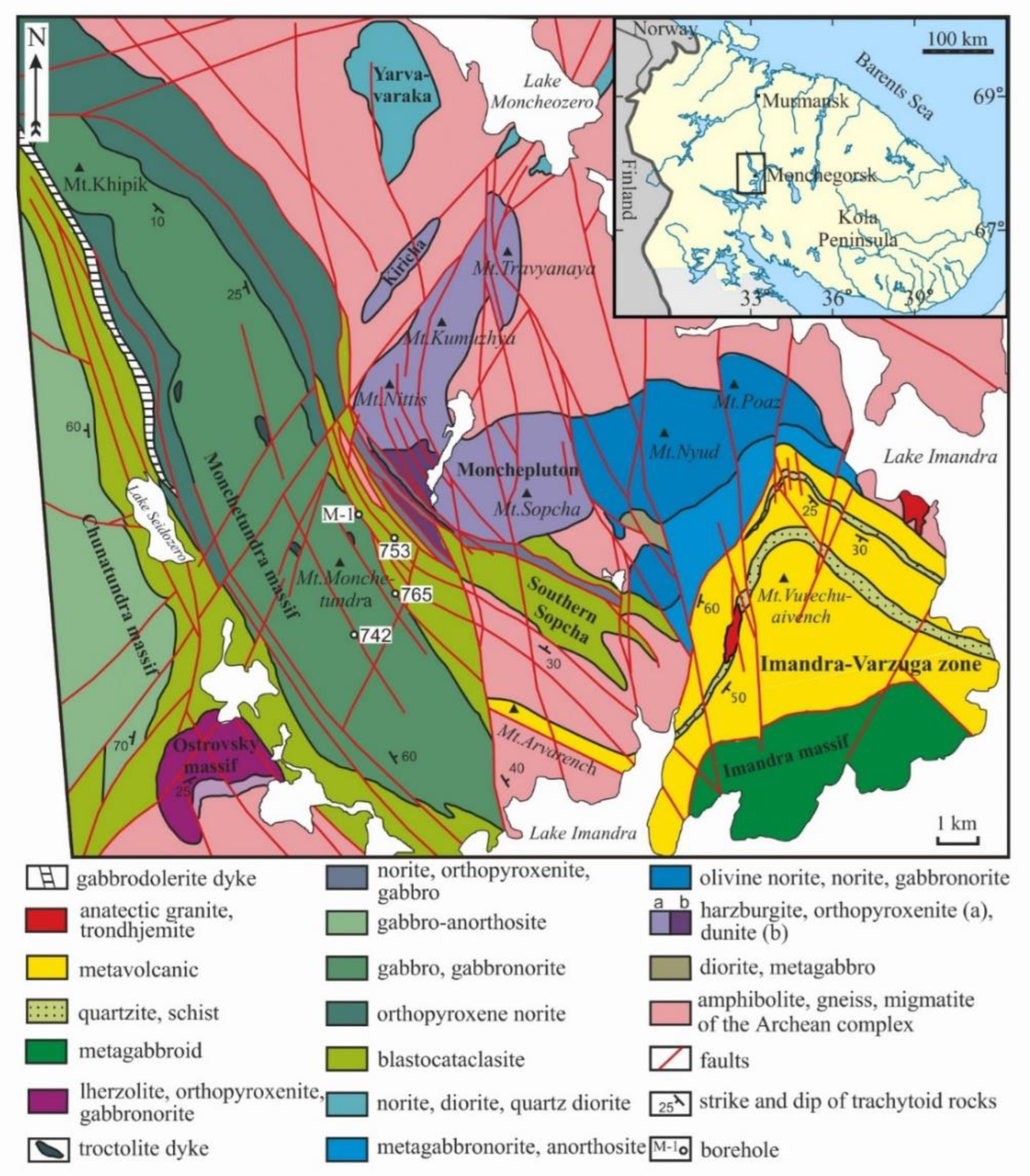 Minerals Free Full Text Paleoproterozoic Layered Intrusions Of The Monchegorsk Ore District Geochemistry And U Ndash Pb Sm Ndash Nd Re Ndash Os Isotope Analysis Html