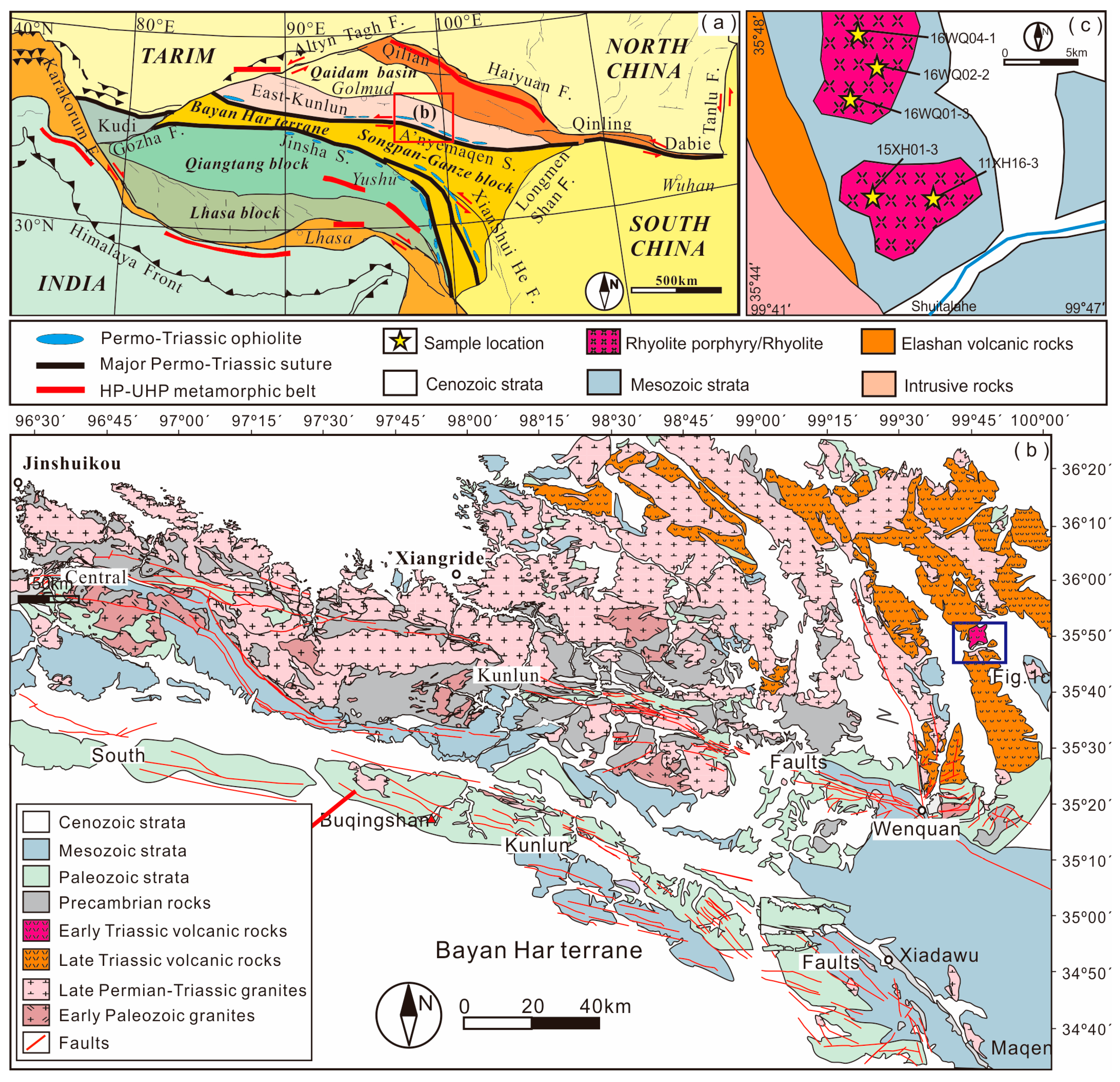 Petrogenesis of Early Triassic Felsic Volcanic Rocks in the
