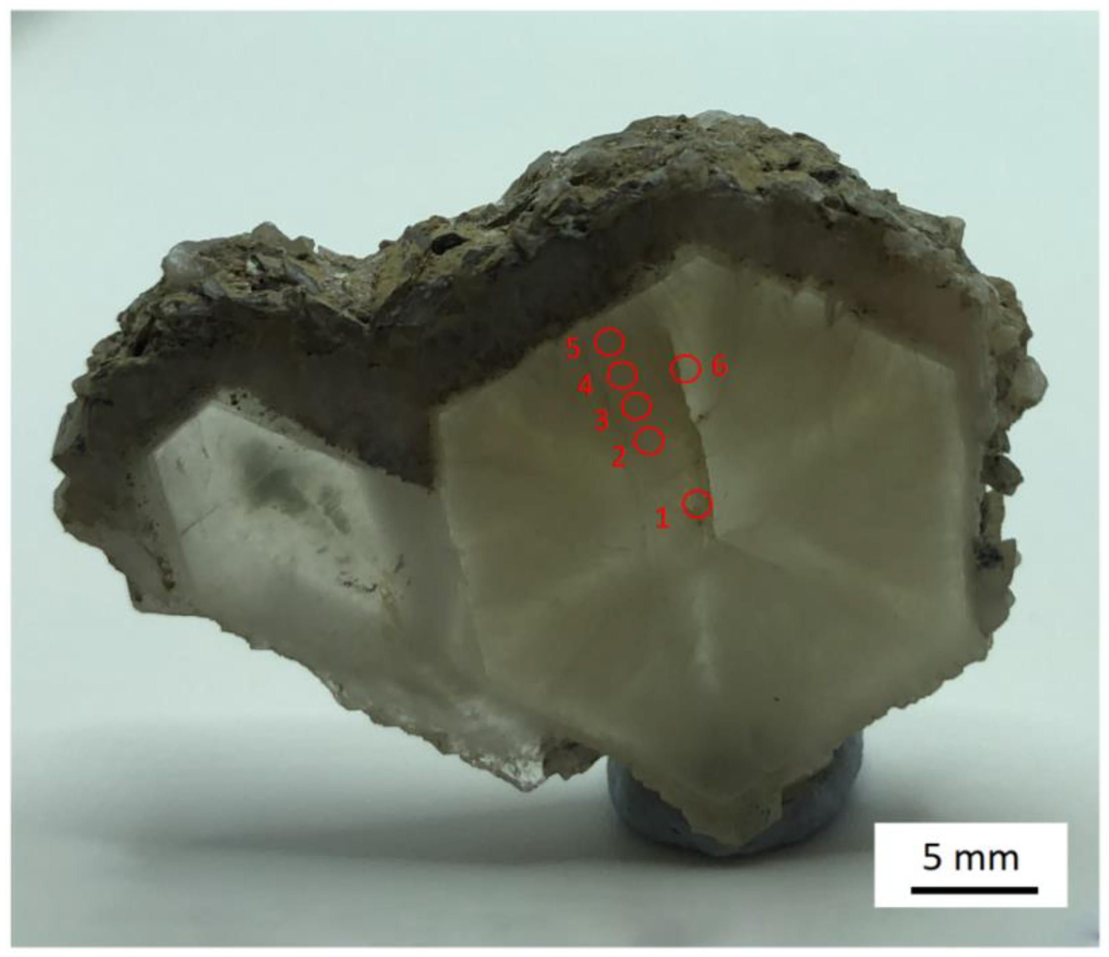 Trapiche-like Quartz from Dongwuqi Area, Inner Mongolia, China