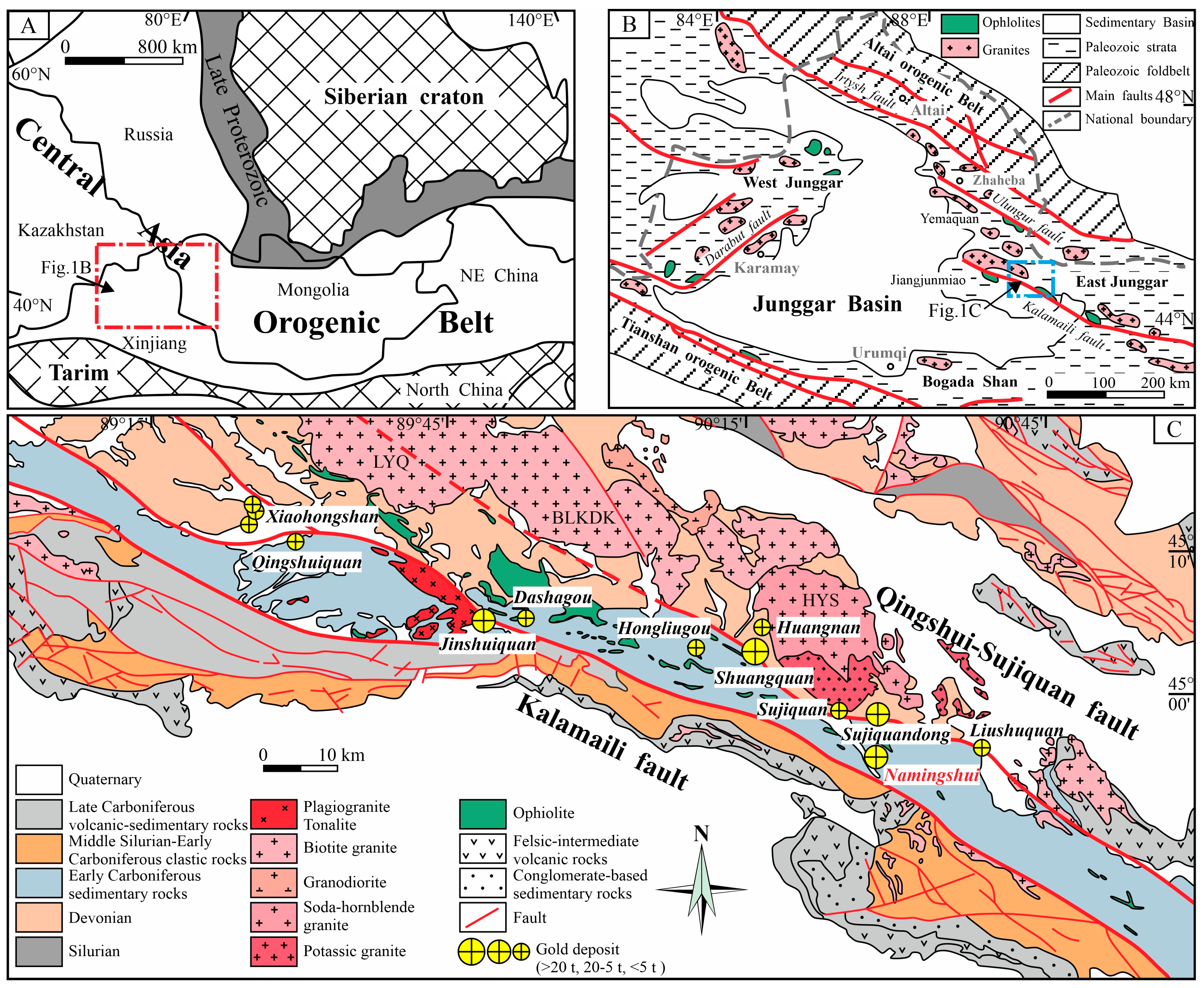 Full article: Late Carboniferous intrusions along the Kalamaili