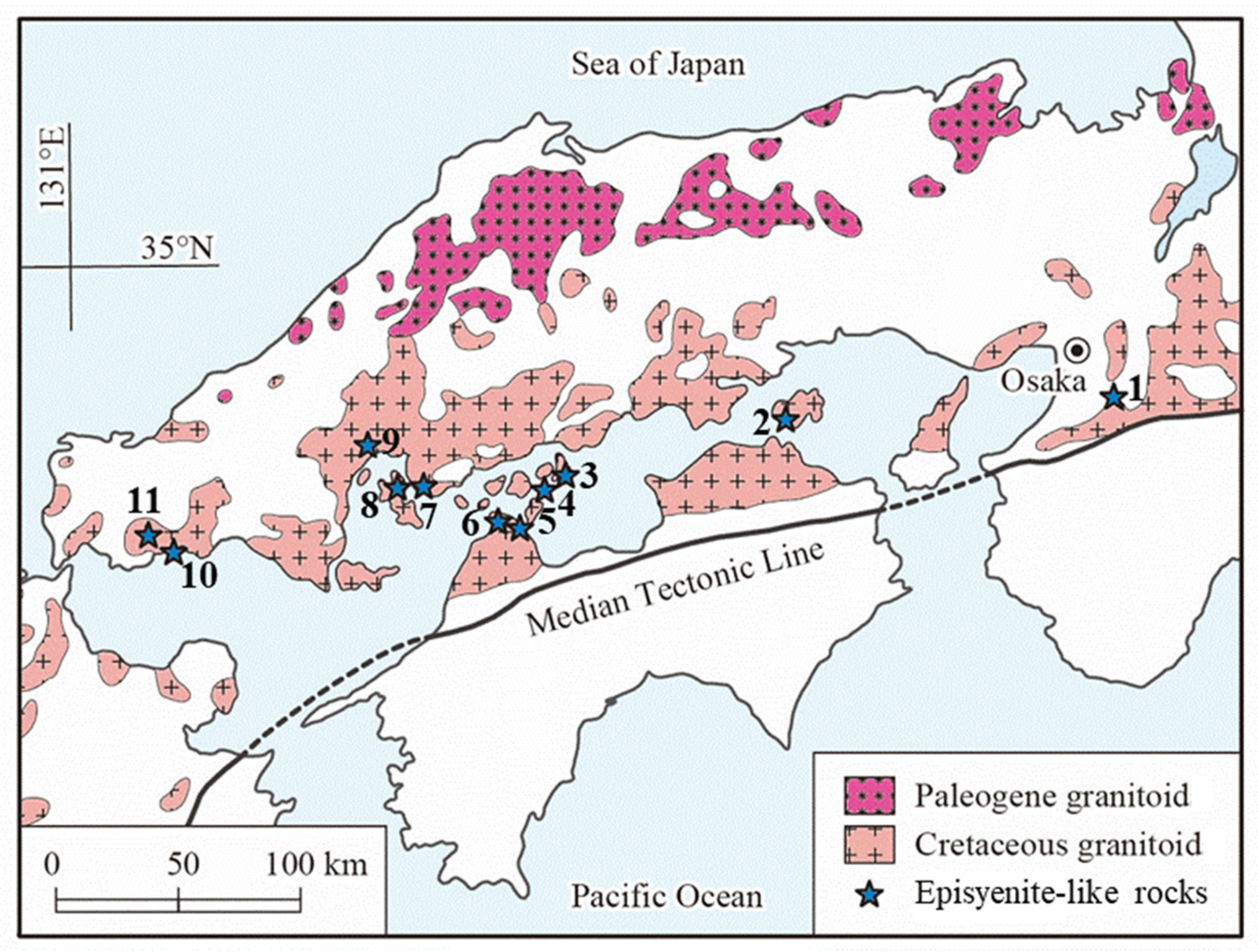 Petrogenesis of an Episyenite from Iwagi Islet, Southwest