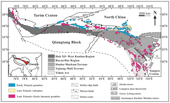 The Indosinian Granitoids of the Songpan–Garze–West Kunlun