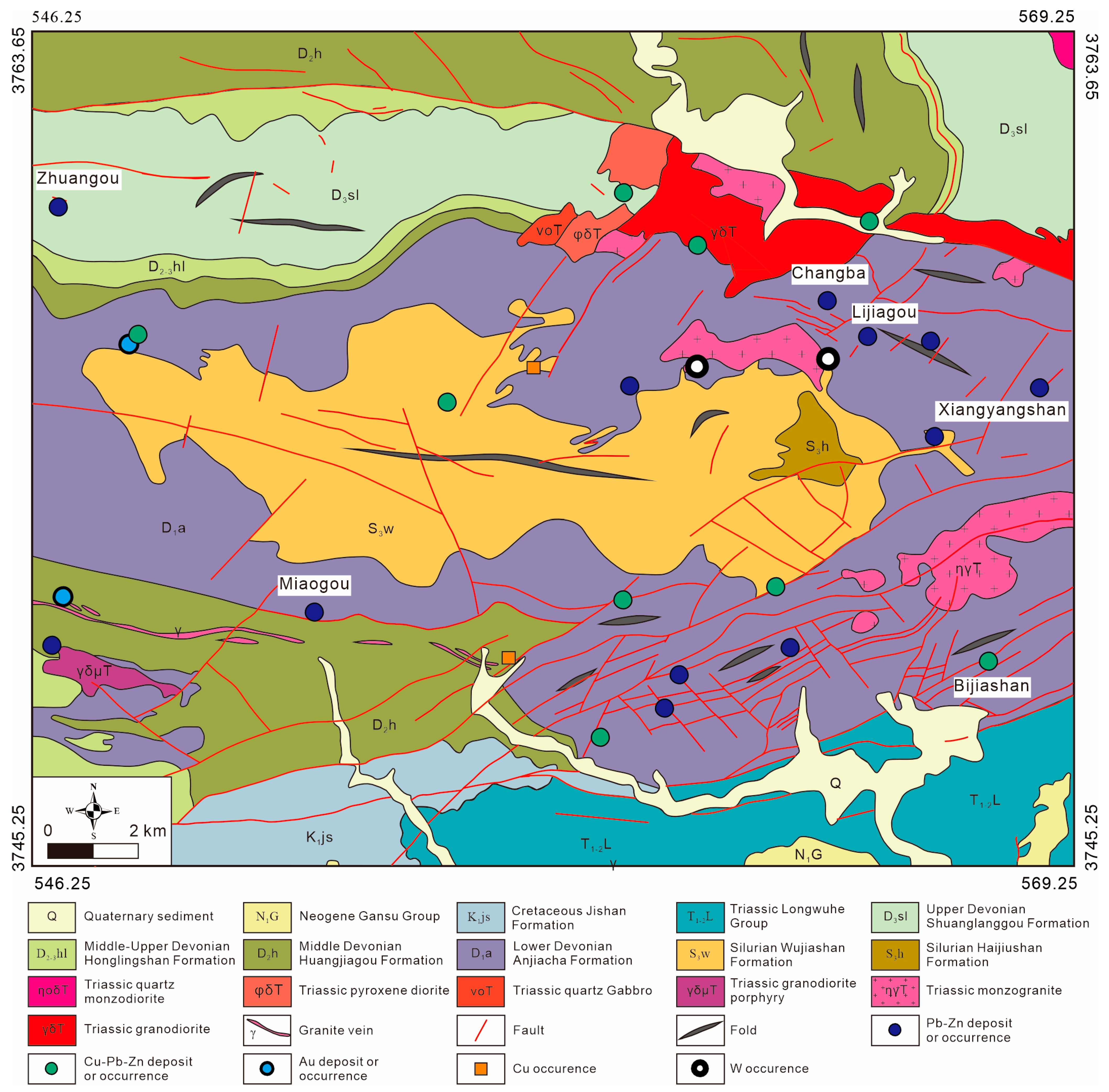 Mineral Exploration in the Central Xicheng Ore Field, China