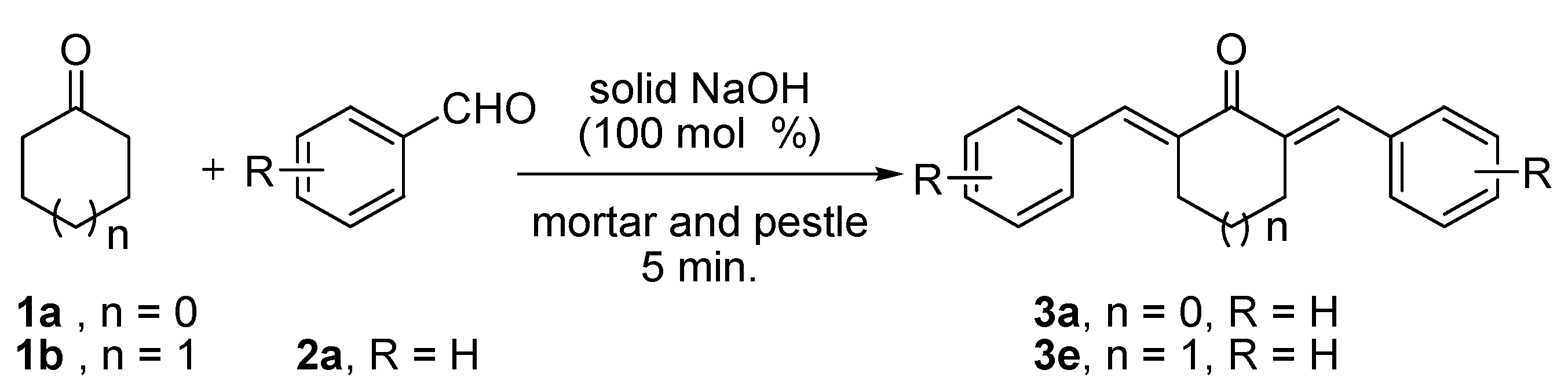 claisen schmidt reaction of benzaldehyde and acetone