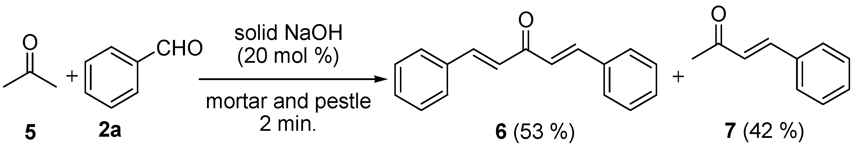 claisen schmidt reaction of benzaldehyde and acetone