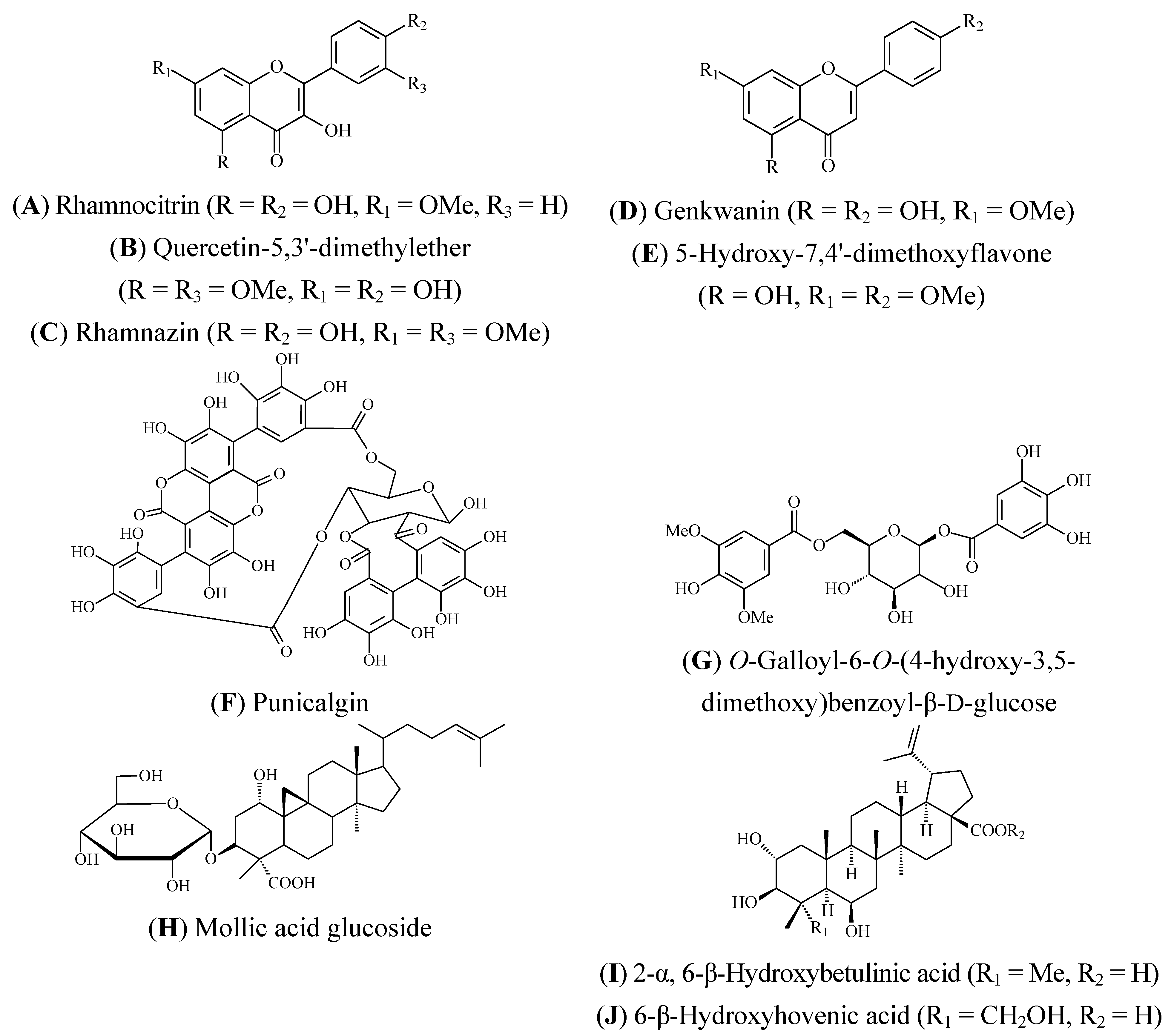 Molecules Free Full Text Bioactivities Of The Genus Combretum Combretaceae A Review Html