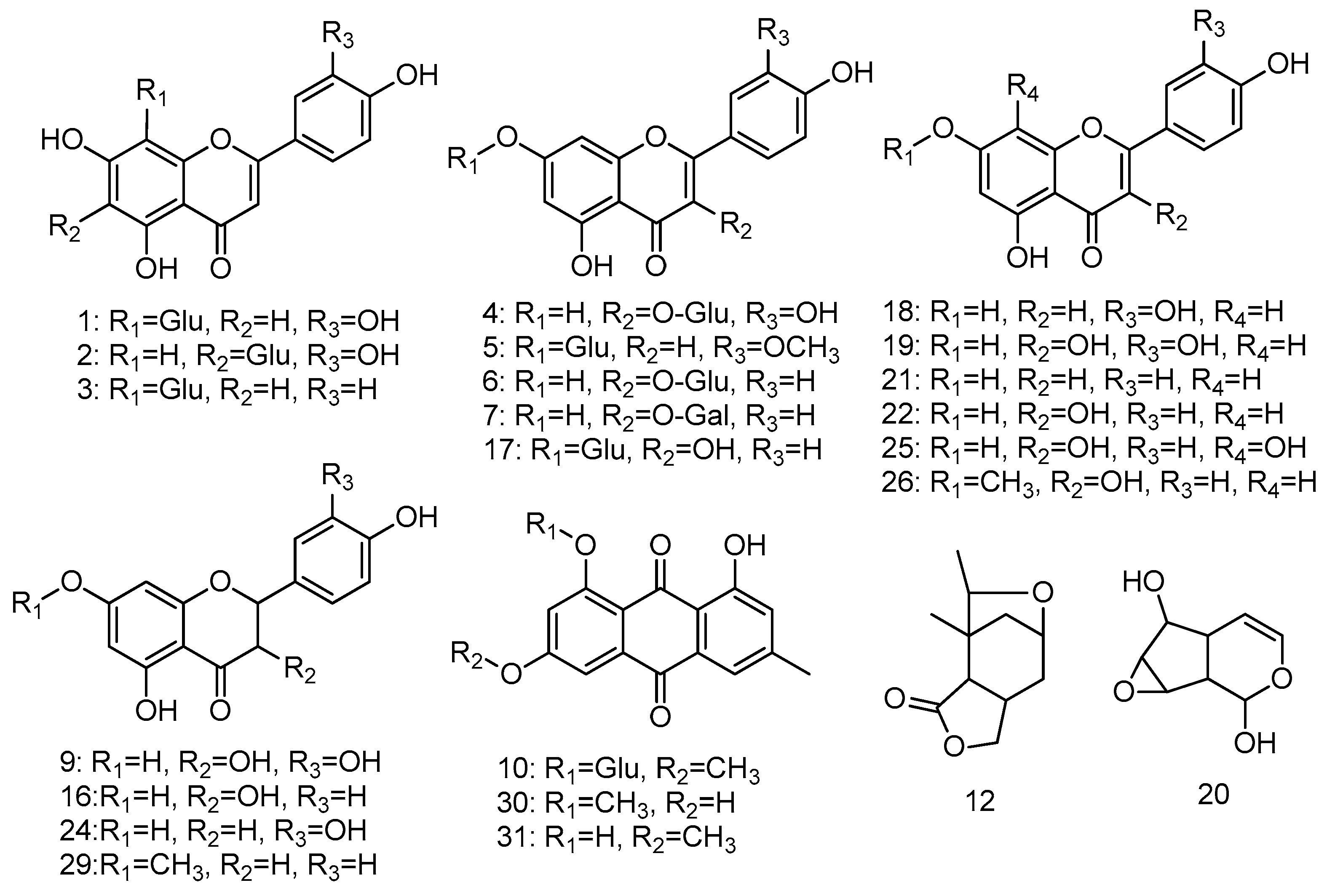 Molecules Free Full Text Analysis Of Flavonoids In Rhamnus Davurica And Its Antiproliferative Activities Html