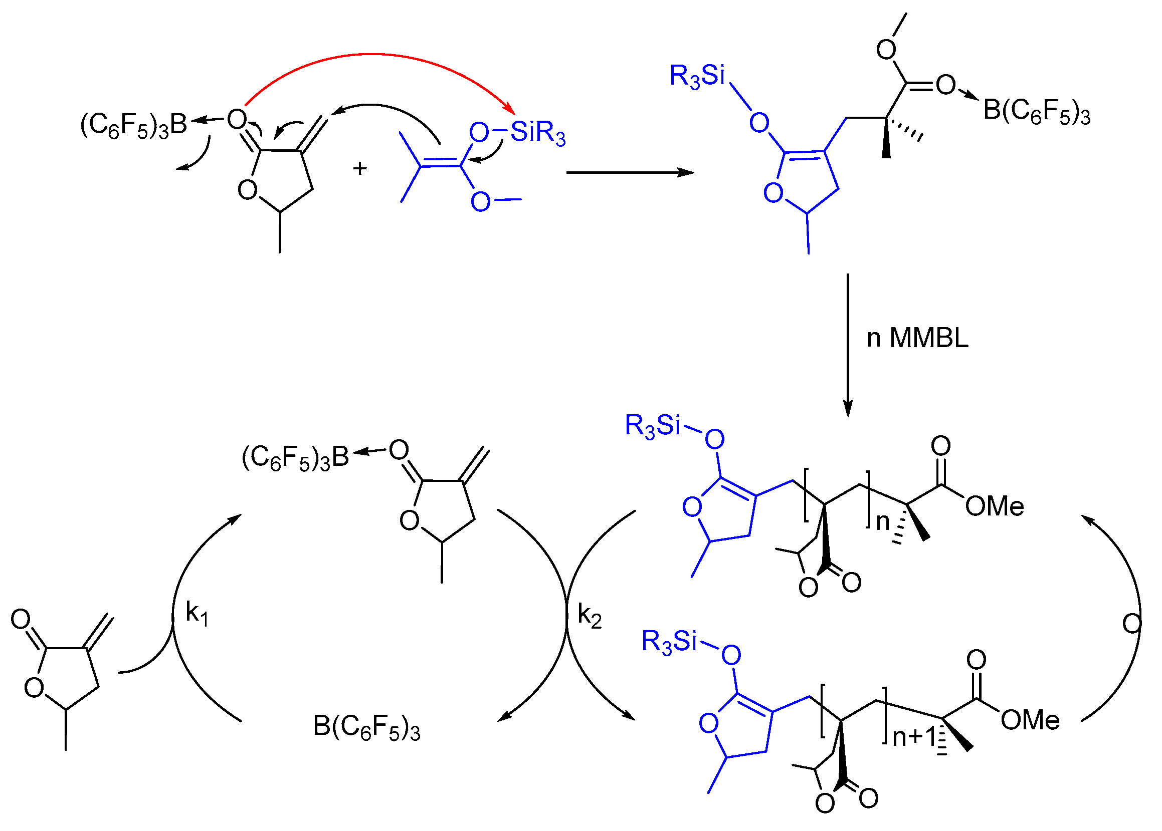 Silyl Ketene Acetals/B(C6F5)3 Lewis