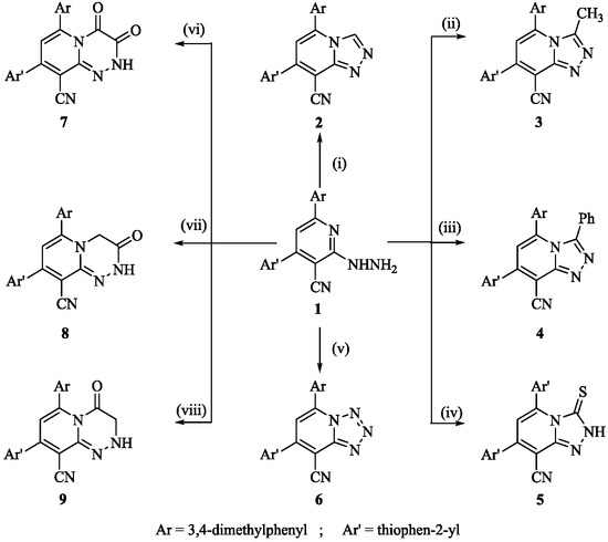 Molecules Free Full Text Synthesis Molecular Docking And In Vitro Screening Of Some Newly Synthesized Triazolopyridine Pyridotriazine And Pyridine Pyrazole Hybrid Derivatives Html