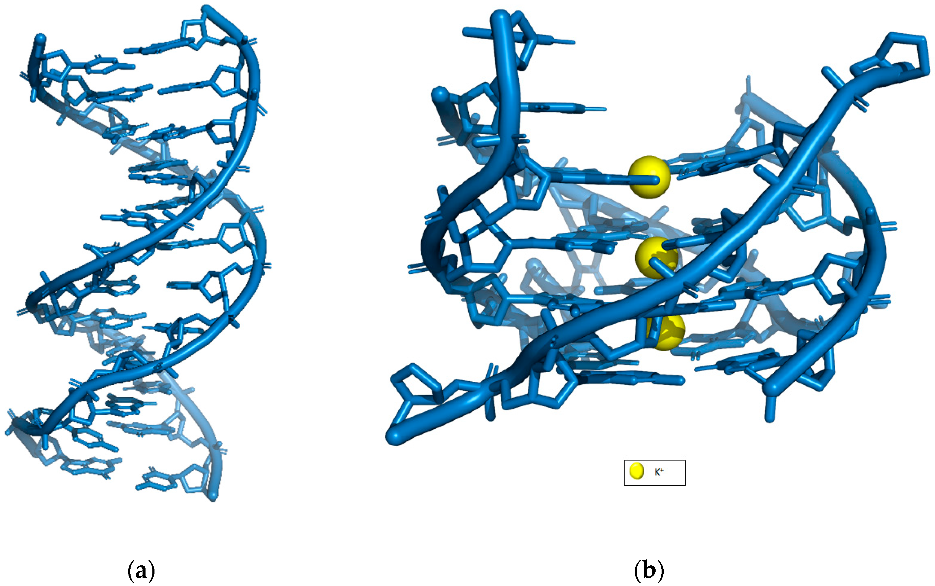 NMM and CV binding to GQ DNA. (A) Chemical structure of NMM and CV. (B)