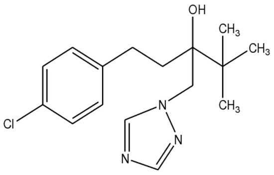 Fungicide Tebuconazole Influences the Structure of Human