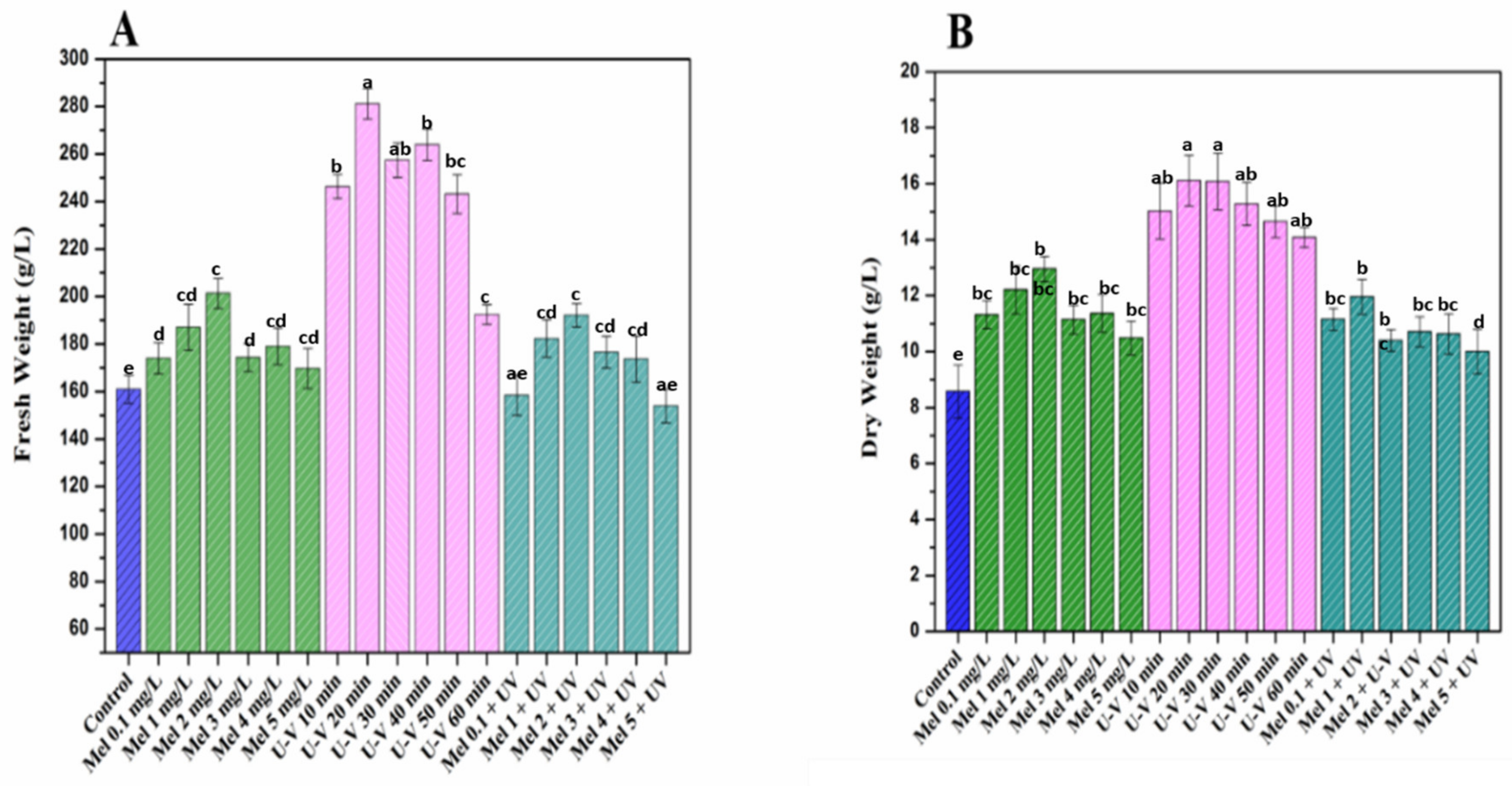 Molecules Free Full Text Interactive Effect Of Melatonin And Uv C On Phenylpropanoid Metabolite Production And Antioxidant Potential In Callus Cultures Of Purple Basil Ocimum Basilicum L Var Purpurascens